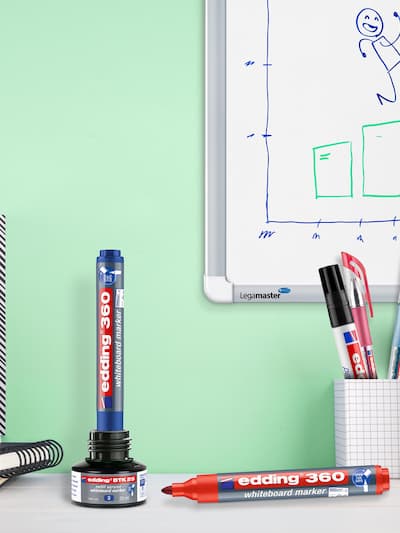Nachfüllen eines Whiteboardmarkers