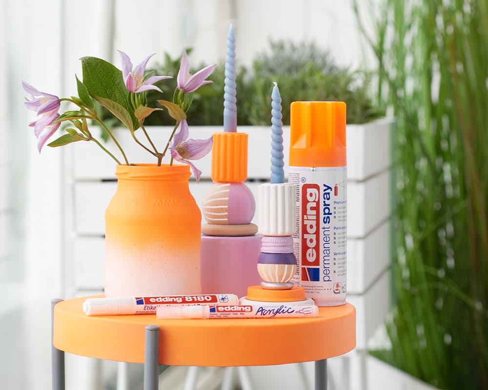 edding Produkte für dein Upcycling Projekt
