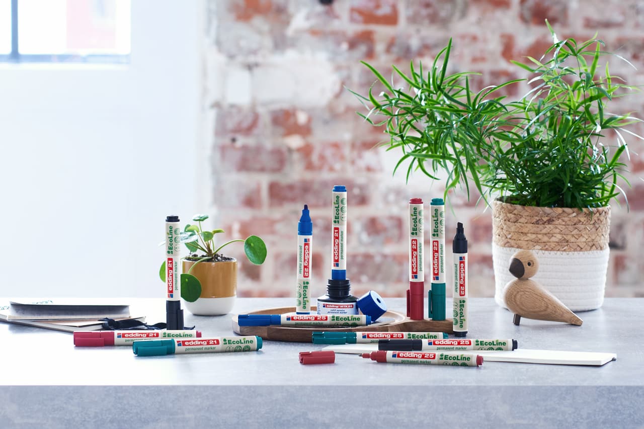 edding EcoLine Sortiment nachhaltige Marker