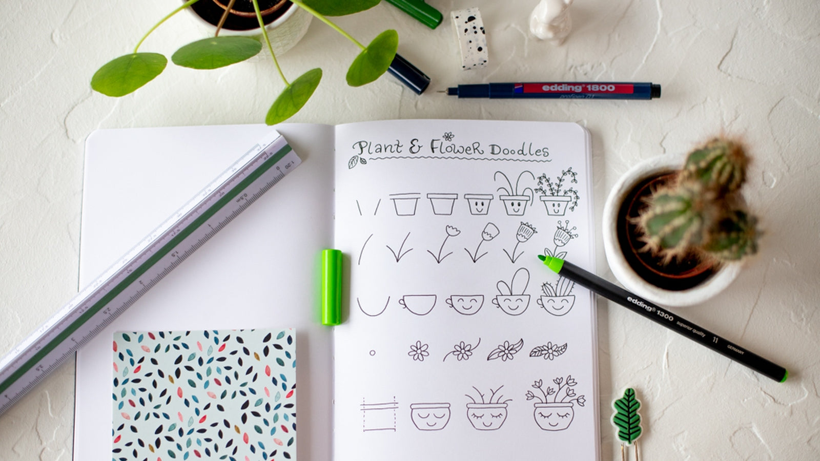 Journaling Idee Blumen