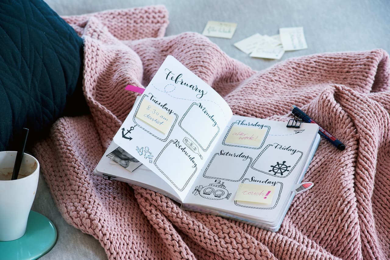 edding 1800 Journaling February