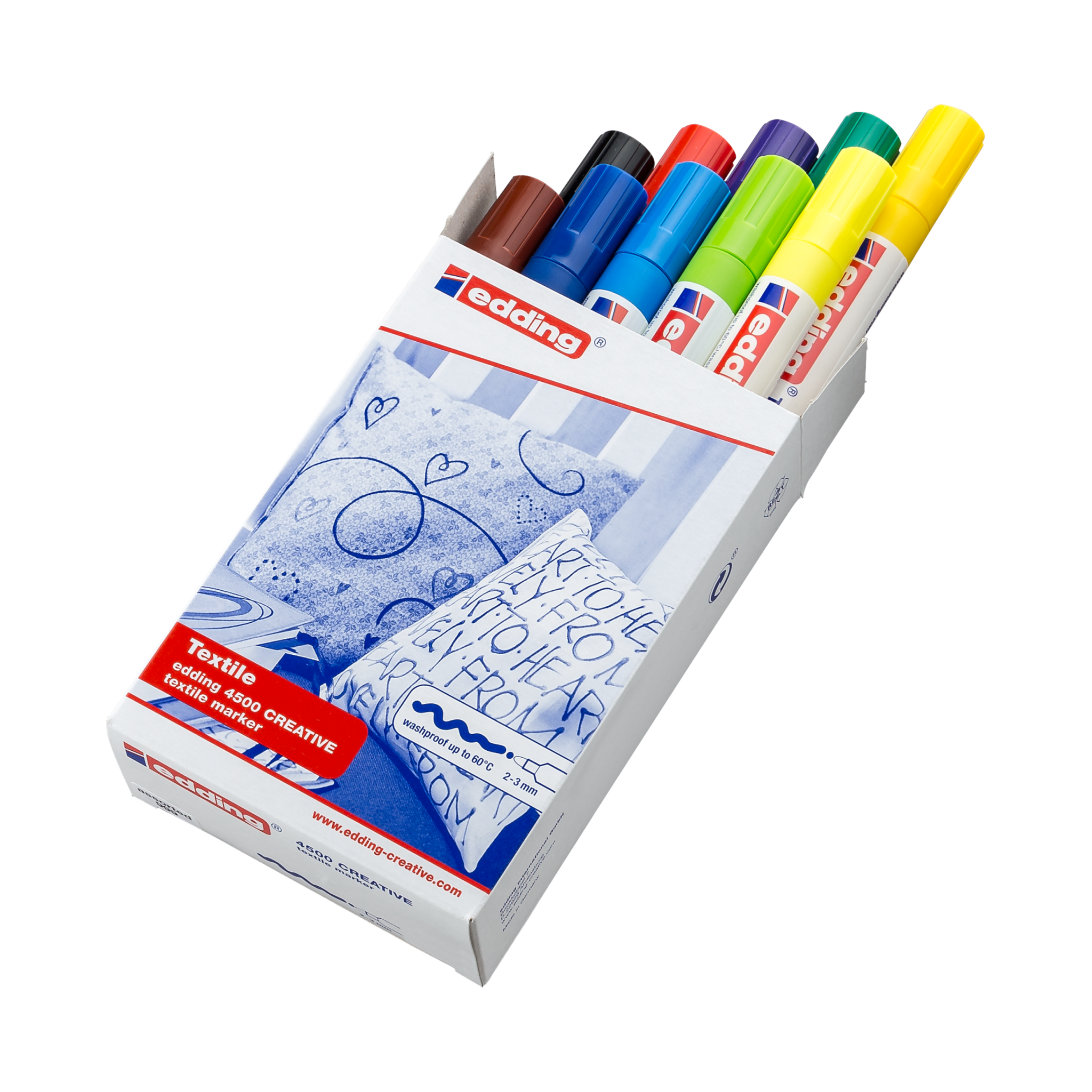 Produktbild von edding 4500 Textilmarker 10er-Set