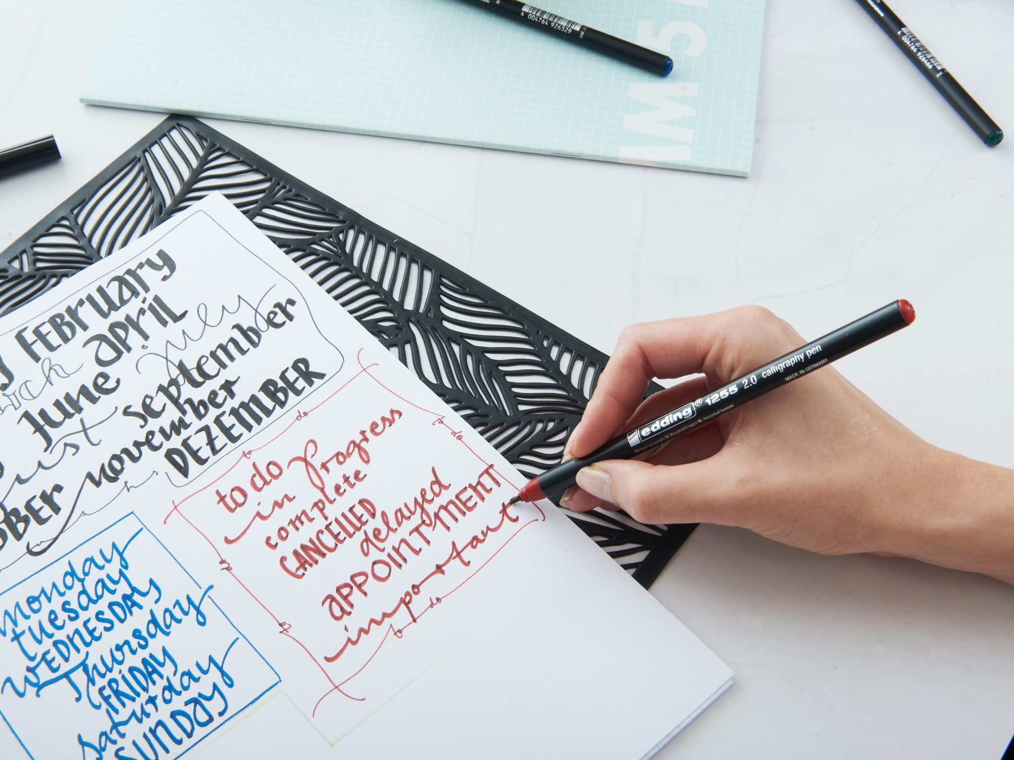 edding 1255 Kalligrafiemarker Bullet Journaling