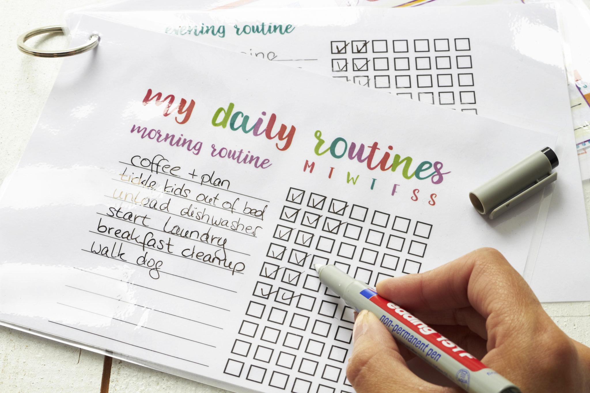 edding 151 F non-permanent Pen Tagesplan für jeden Tag