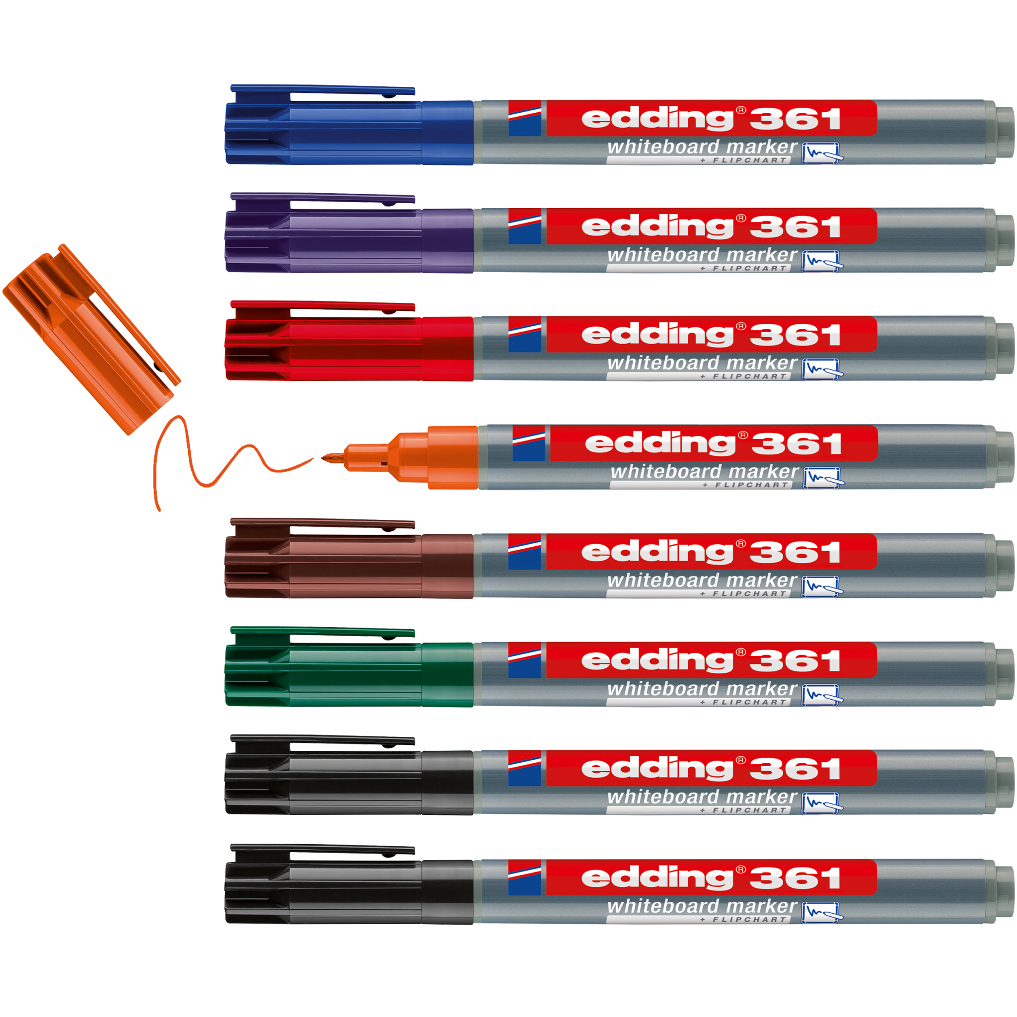 8  edding Whiteboard marker 361 farblich sortiert