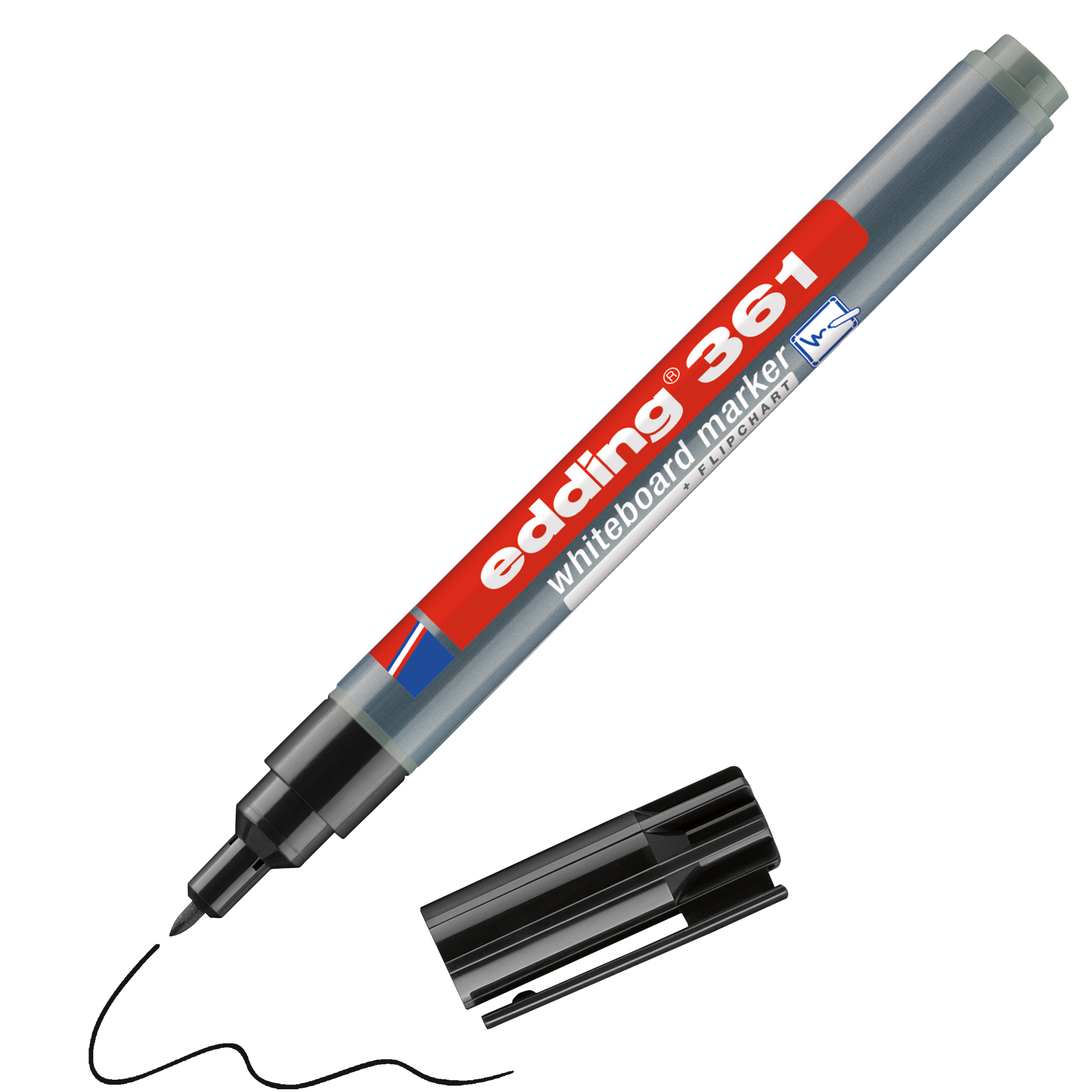 Produktbild edding 361 Whiteboard marker schwarz