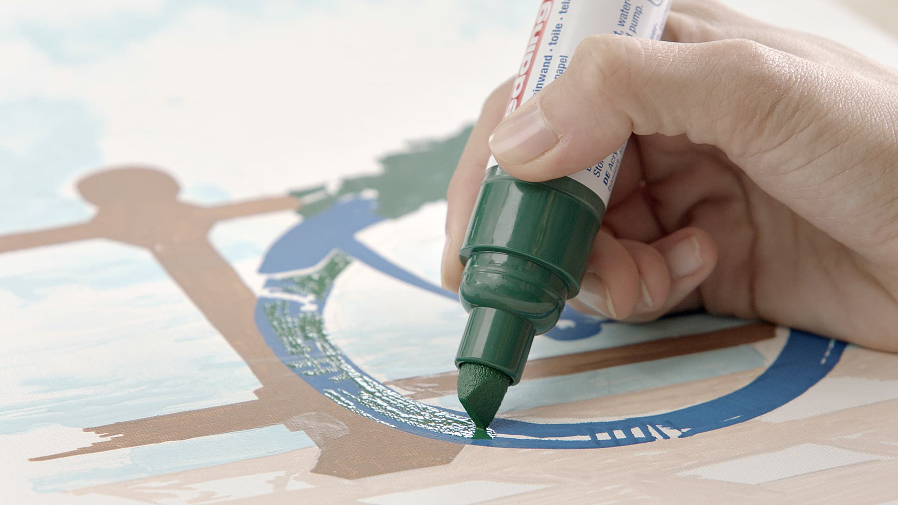 edding 5000 Acrylmarker breit