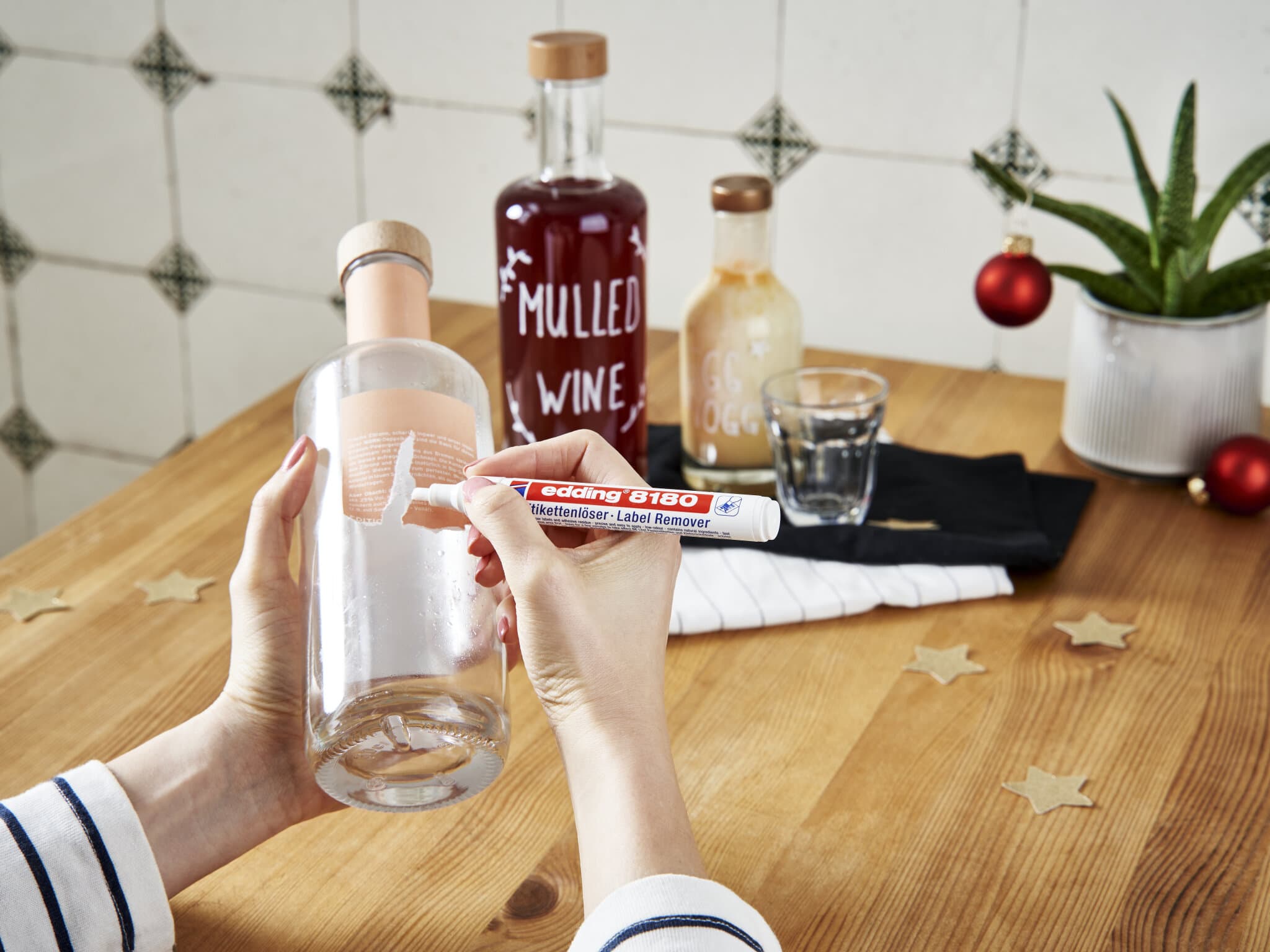 edding 8180 Produkt um Etiketten oder Label zu entfernen