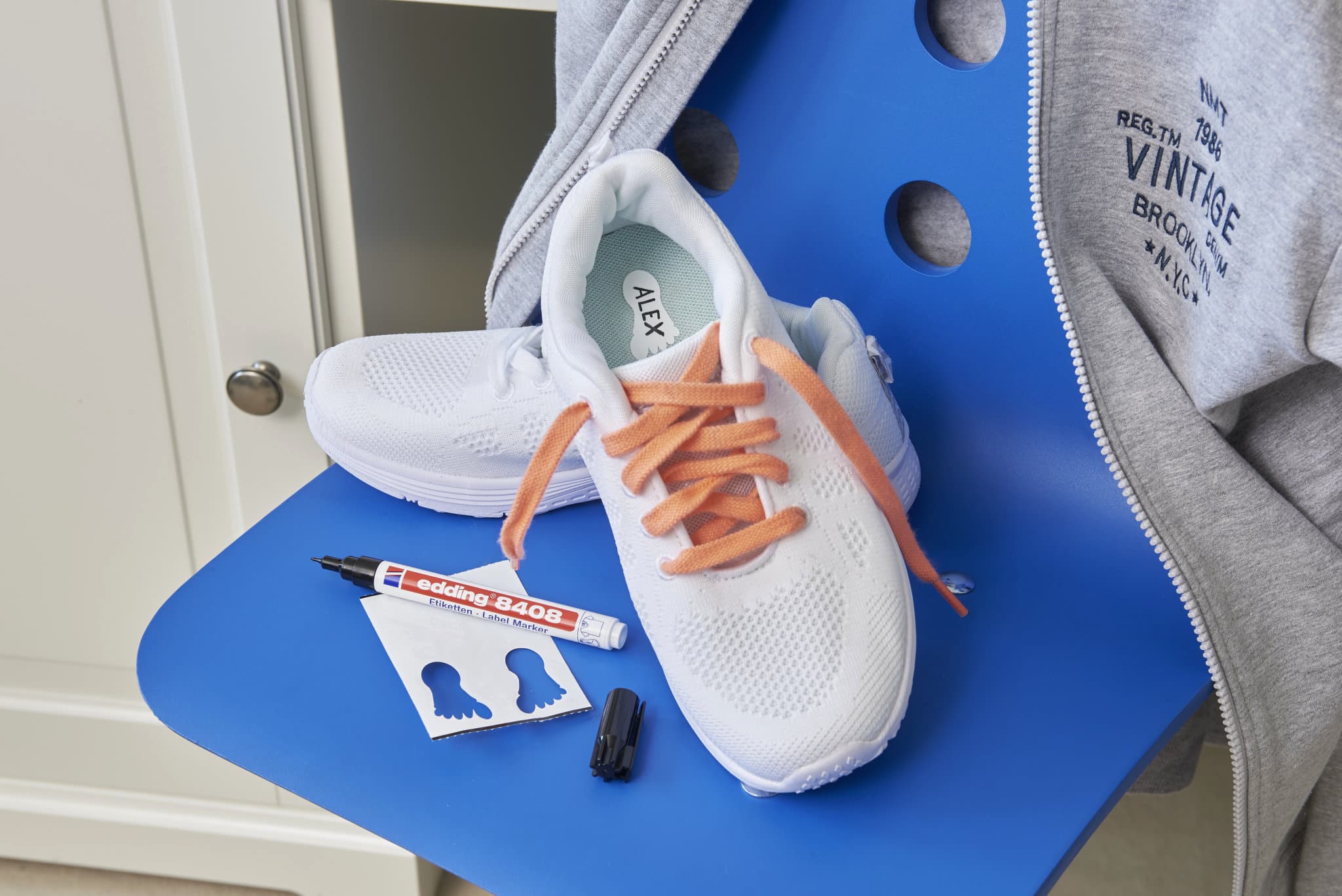 edding 8408 Marker zum Beschriften und Markieren von Schuhen