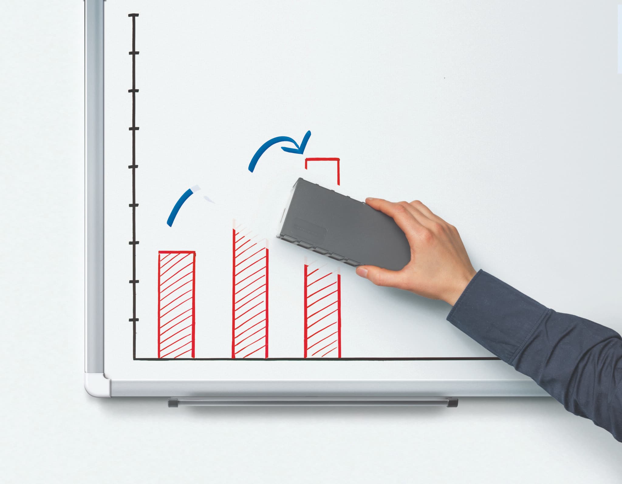 edding BMA 2 Whiteboardmarker Radierer für ein sauberes Whiteboard