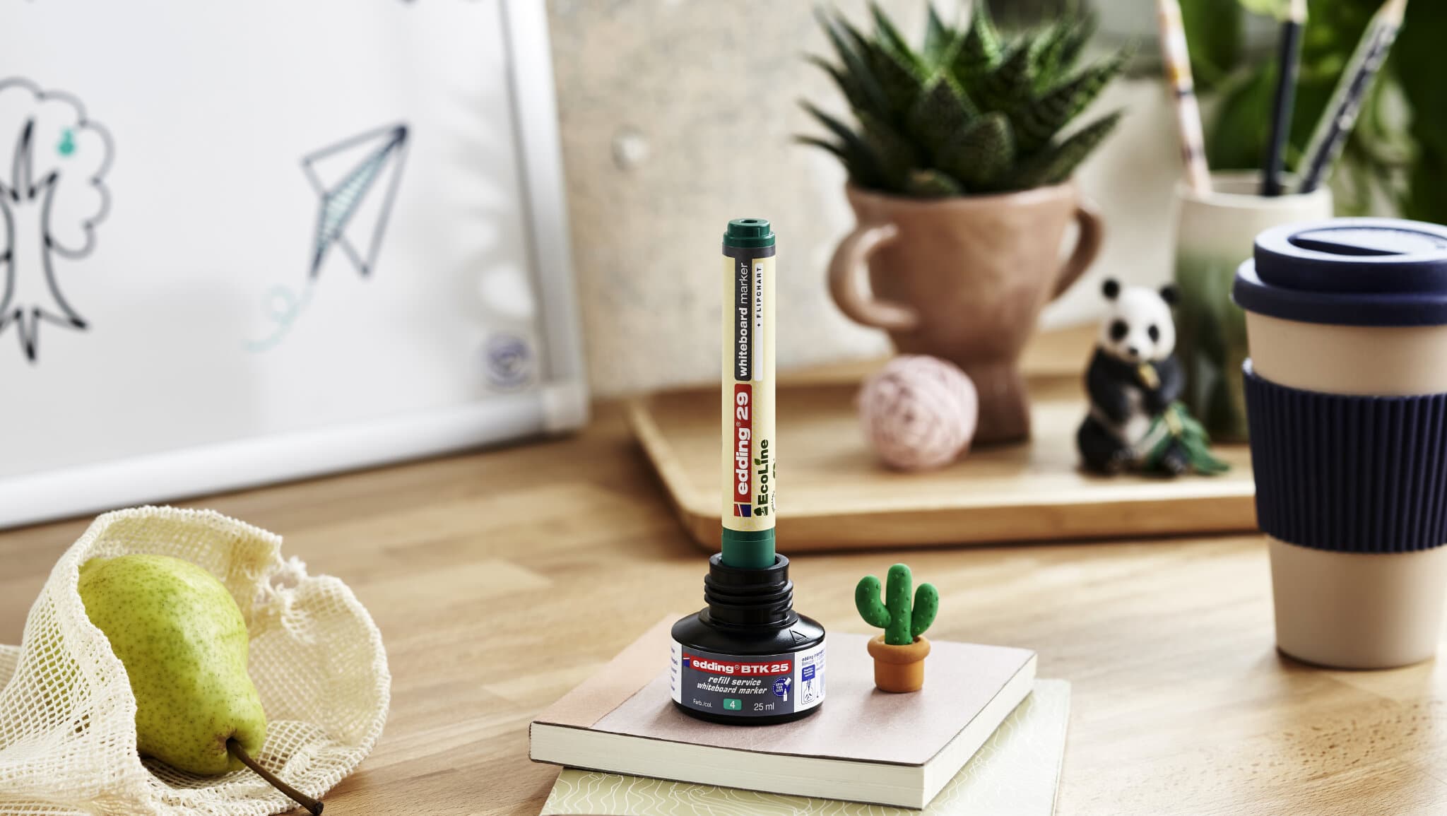 edding BTK 25 Nachfülltinte Whiteboardmarker Prozess des Nachfüllens