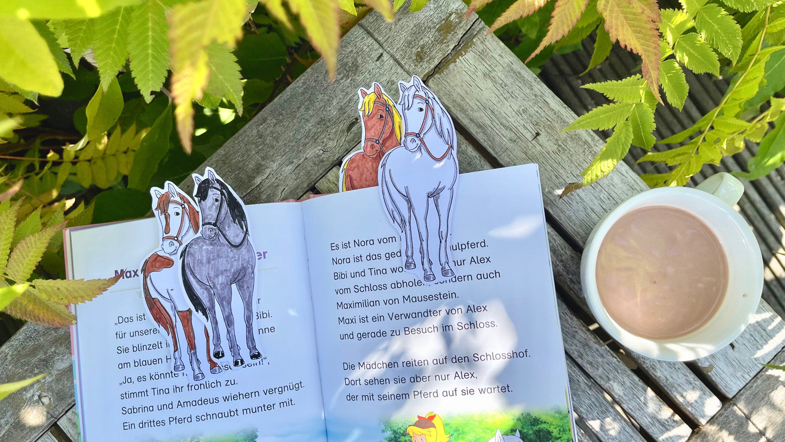 edding Lesezeichen Bibi und Tina selbst gestalten