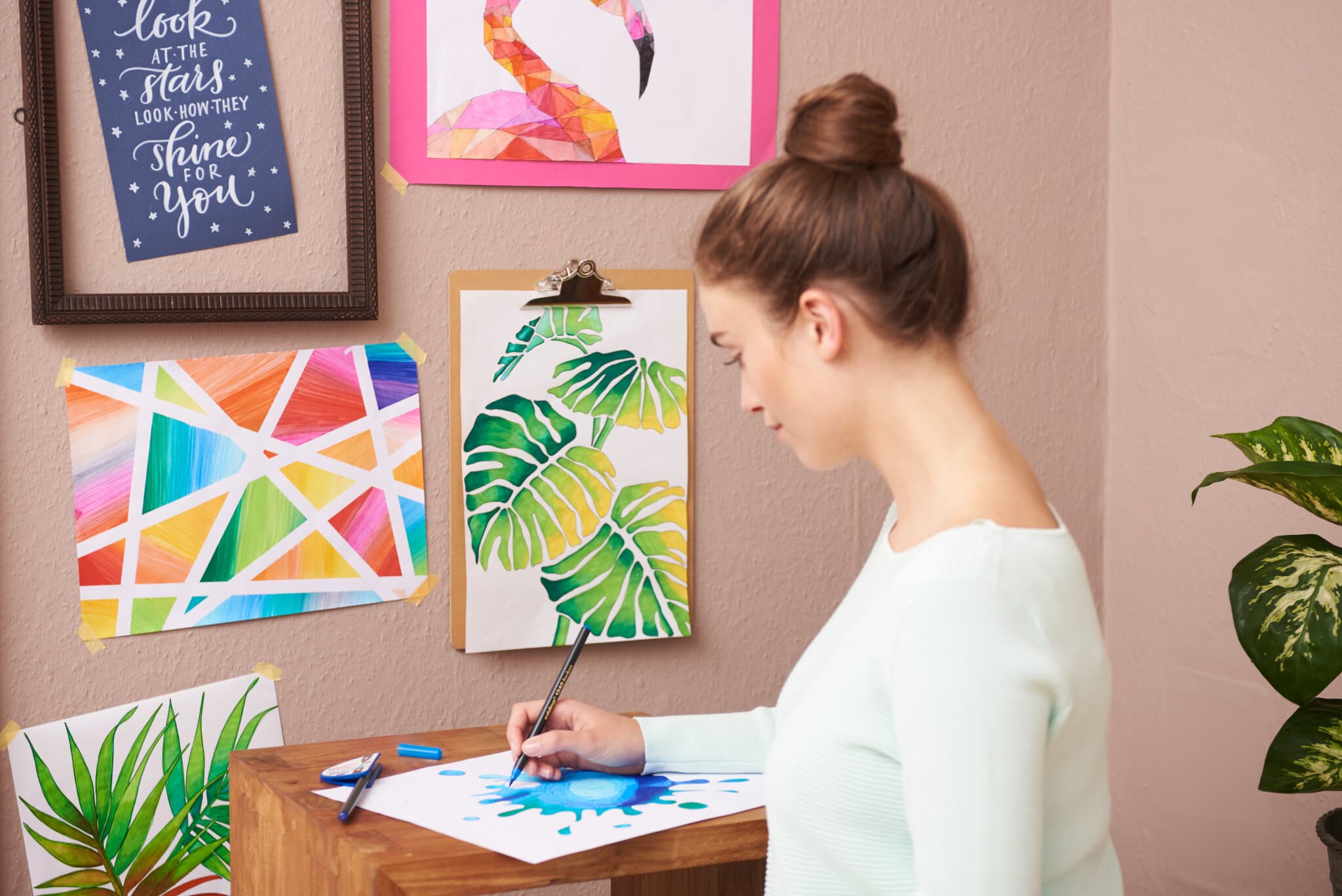 edding Colour Happy Big Box Malen von Bildern auf Papier