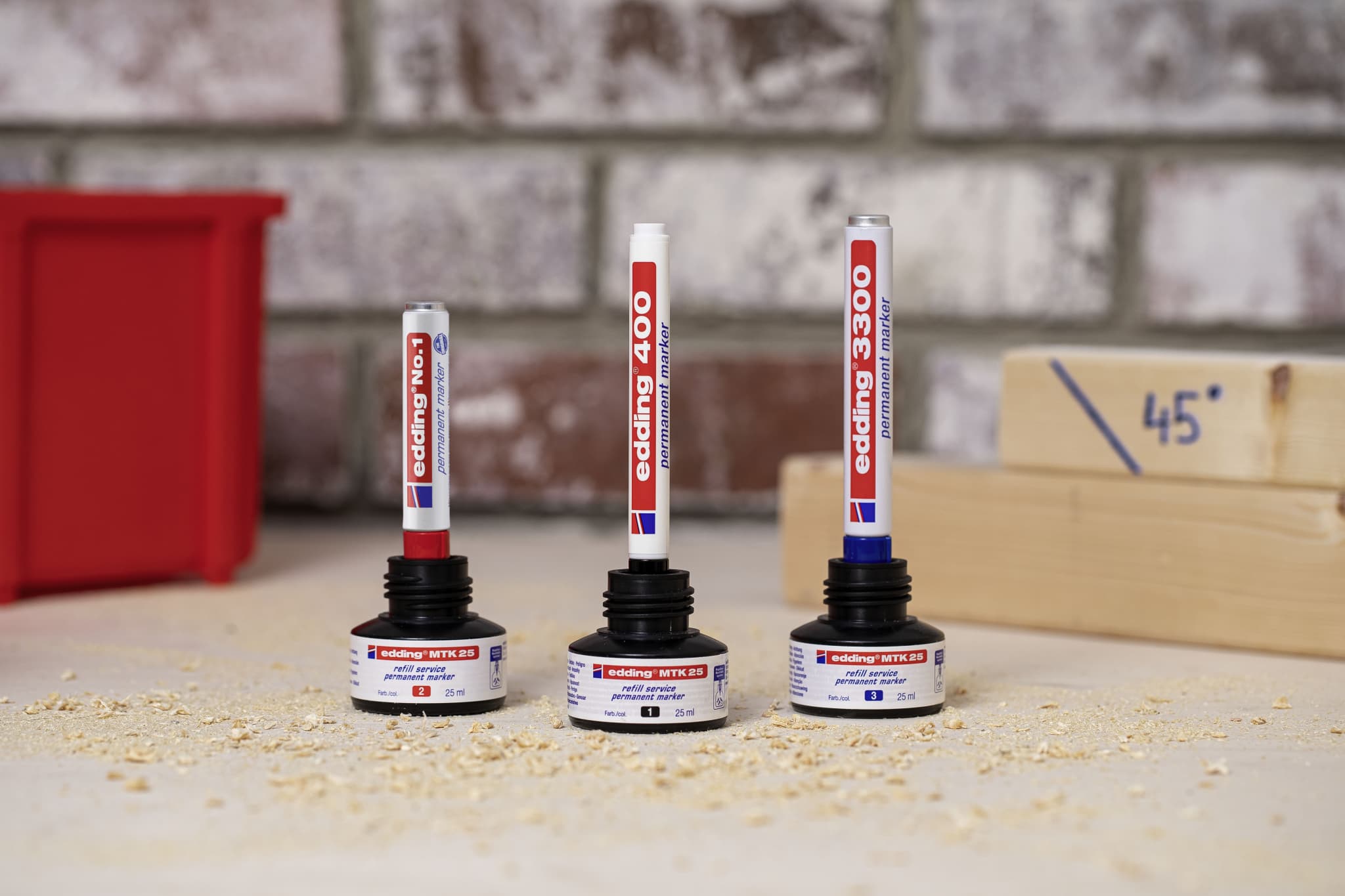 edding MTK 25 Nachfülltinten für verschiedene Marker