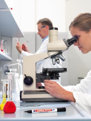 edding Labormarker im Labor