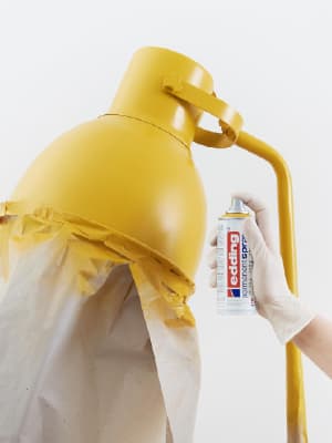 edding 5200 Spray eine Lampe wird besprüht