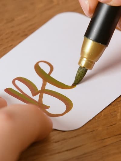Pinselstift beschreibt Karte