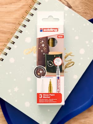 Glanzlackmarker im Set