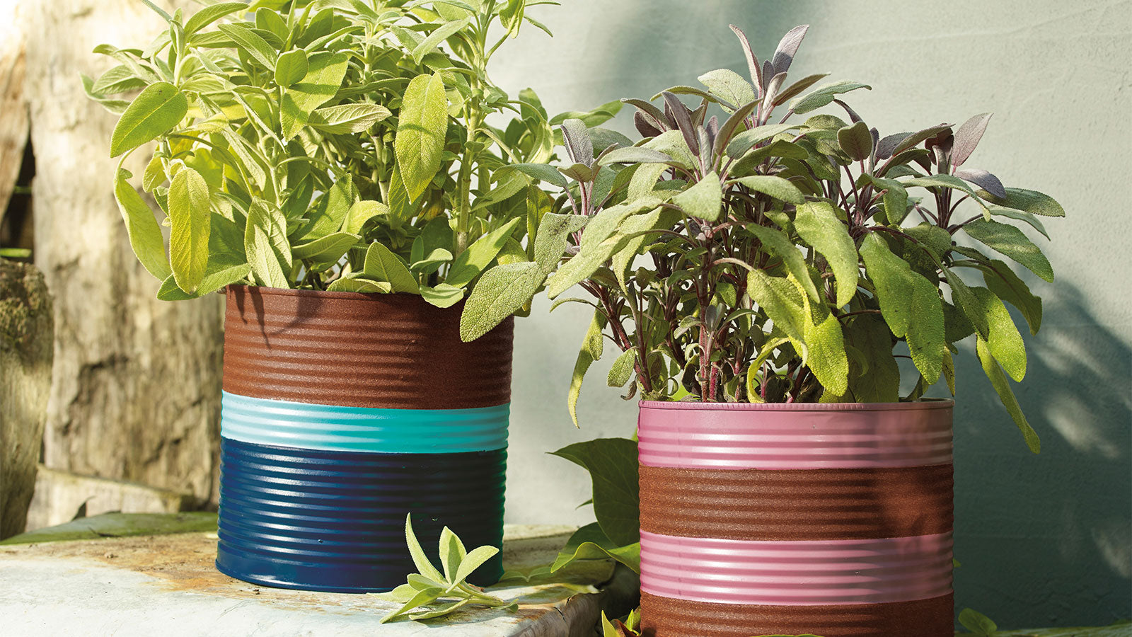 edding Upcycling von Blumentöpfen