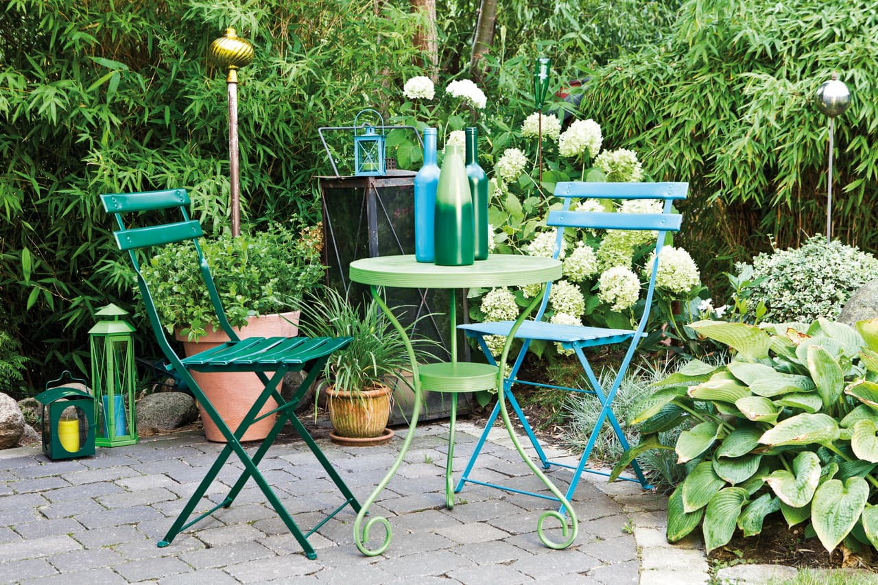Anwendungsbild von edding 5200 Permanentspray Garten kreativ gestalten