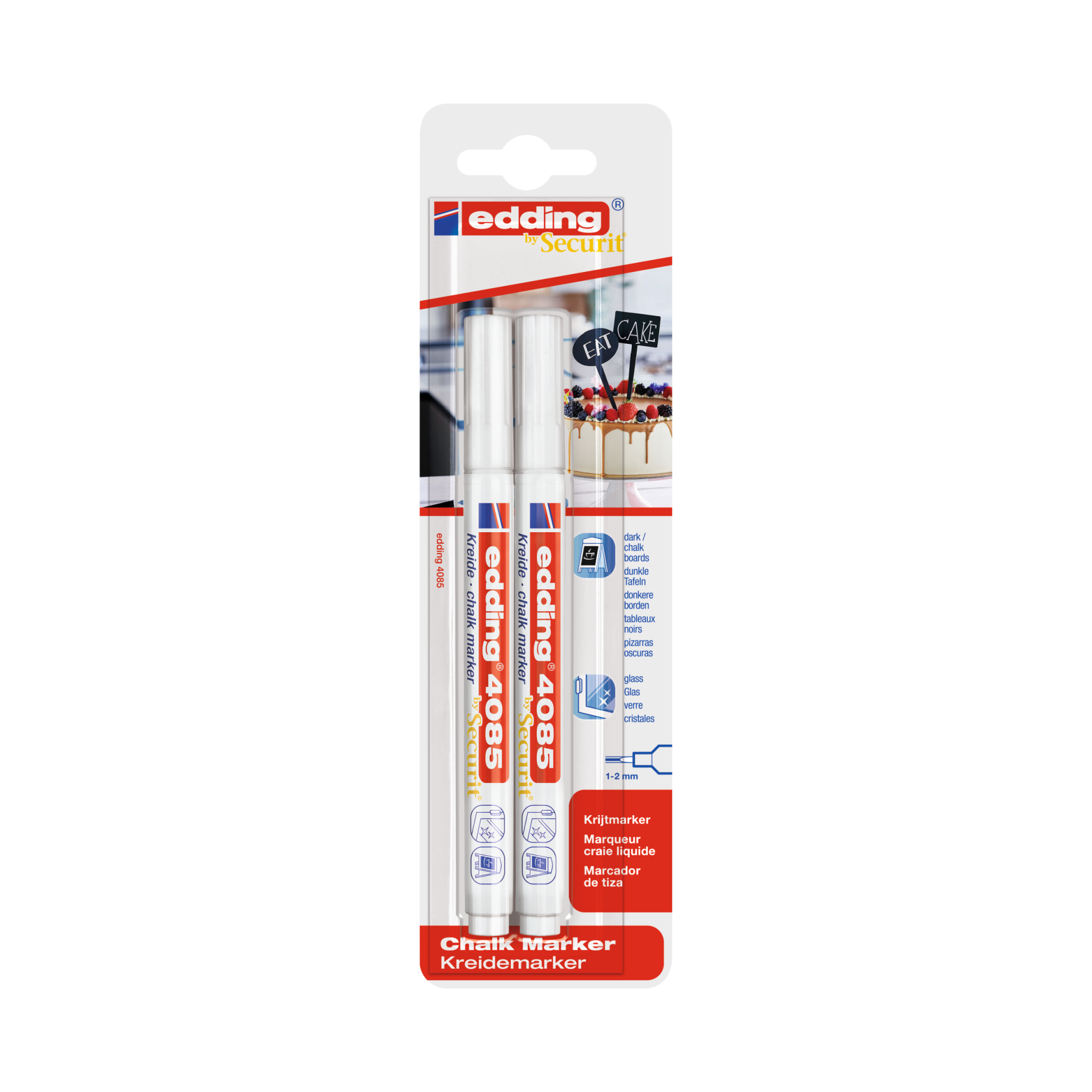 Produktbild von edding 4085 Kreidemarker 2er-Set