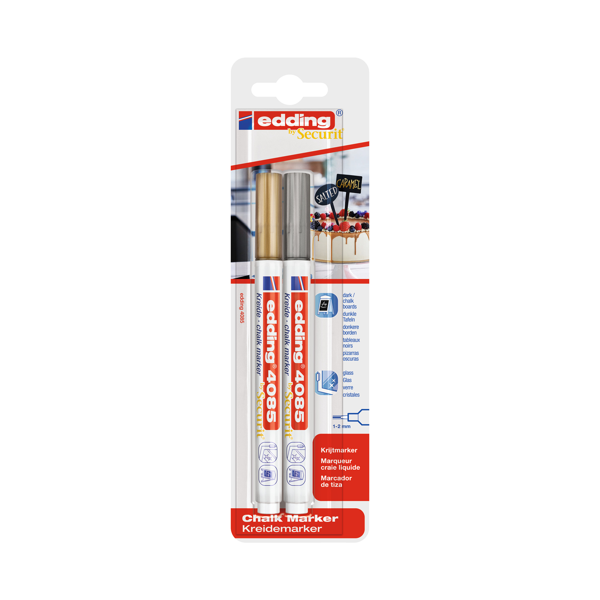 Produktbild von edding 4085 Kreidemarker 2er-Set