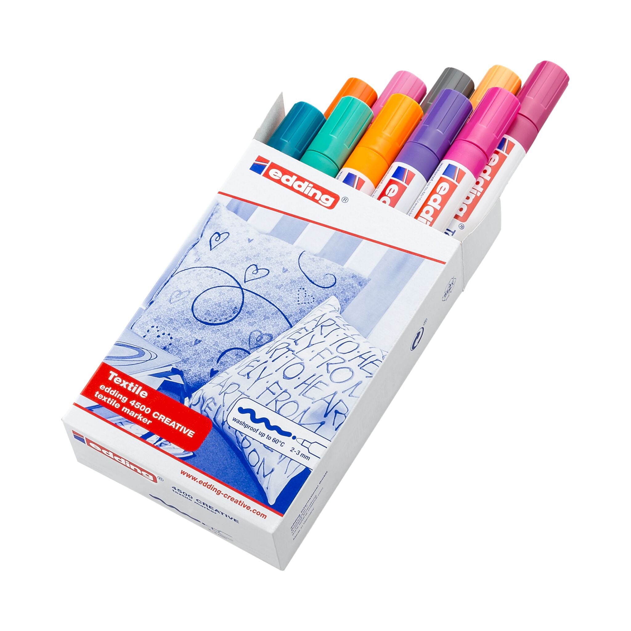 Produktbild von edding 4500 Textilmarker 10er-Set
