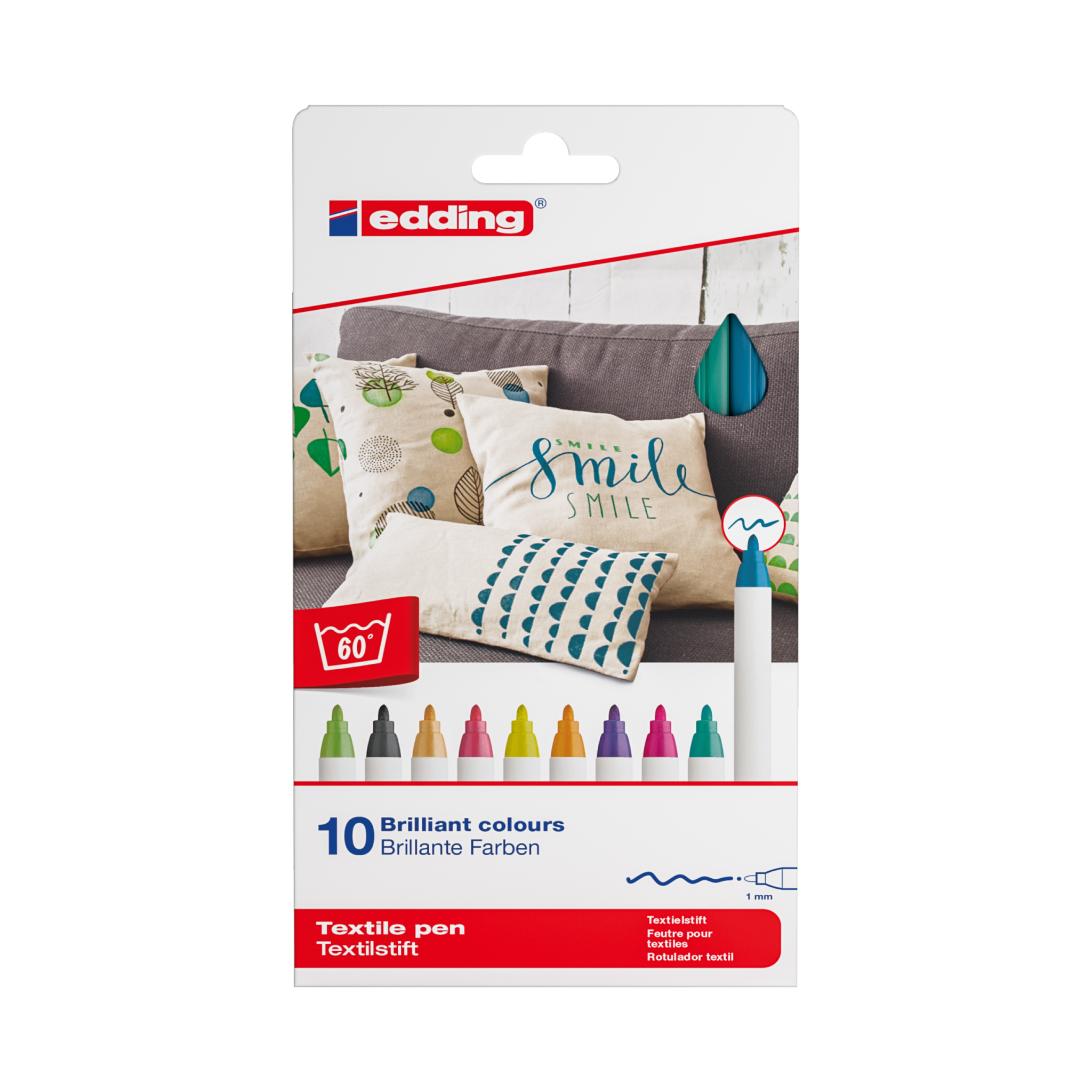 Produktbild von edding 4600 Textilstift 10er-Set