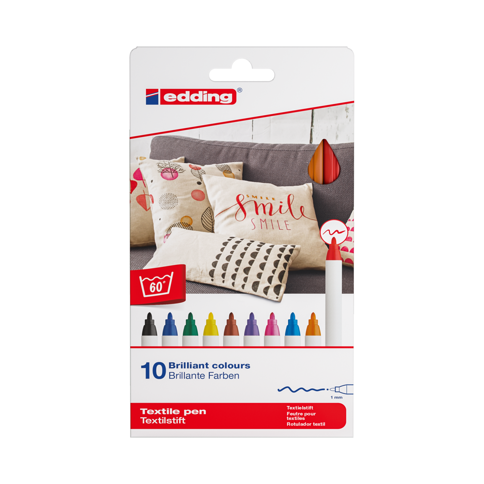 Produktbild von edding 4600 Textilstift 10er-Set