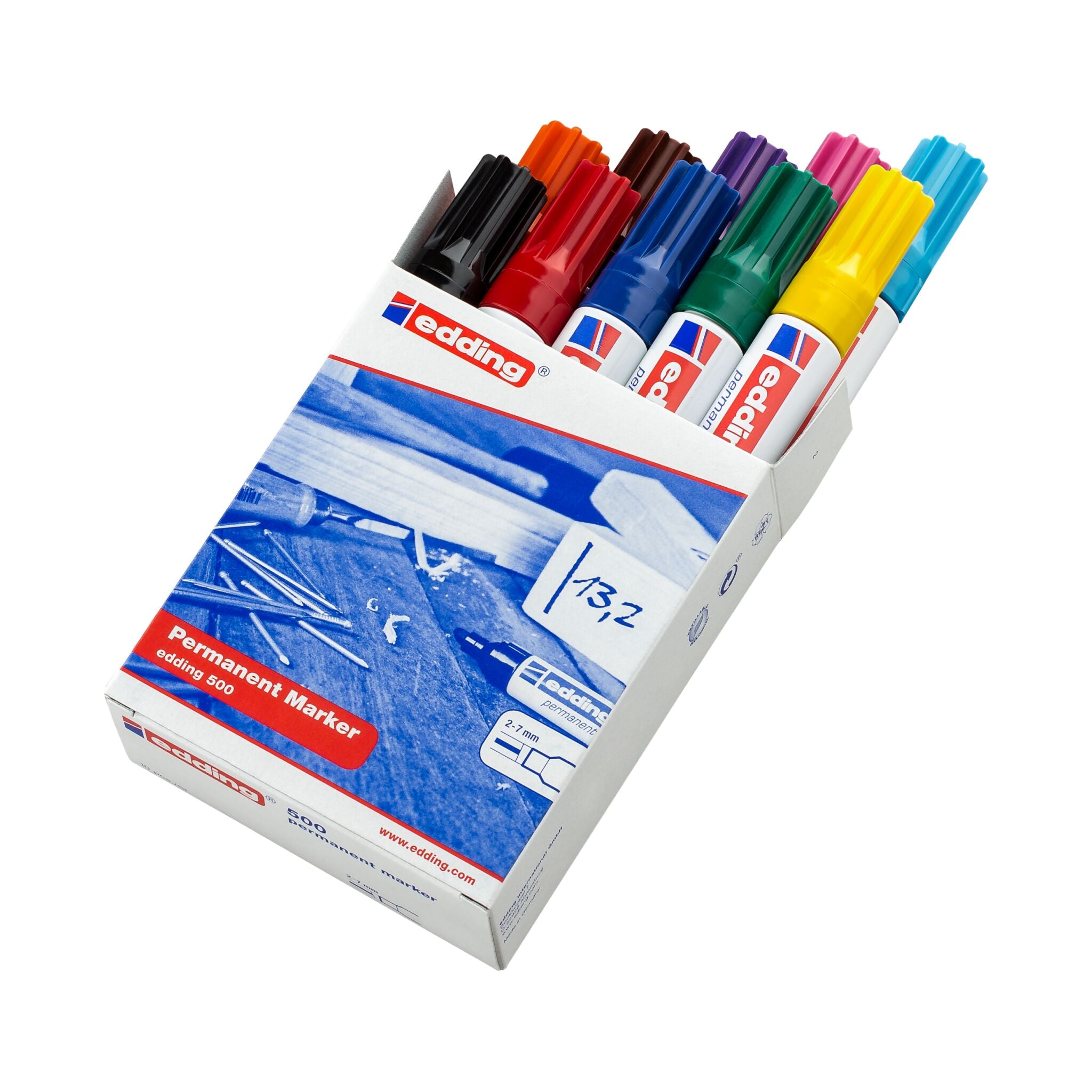Produktbild von edding 500 Permanentmarker 10er-Set