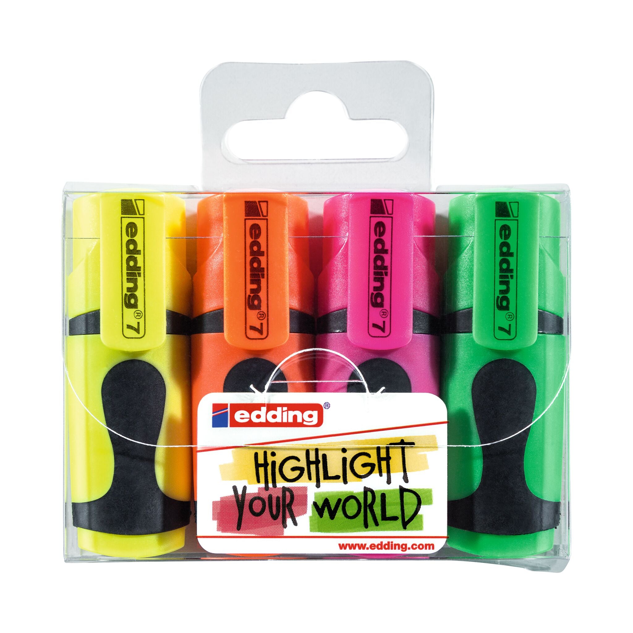 Produktbild von edding 7 Mini Textmarker 4er-Set