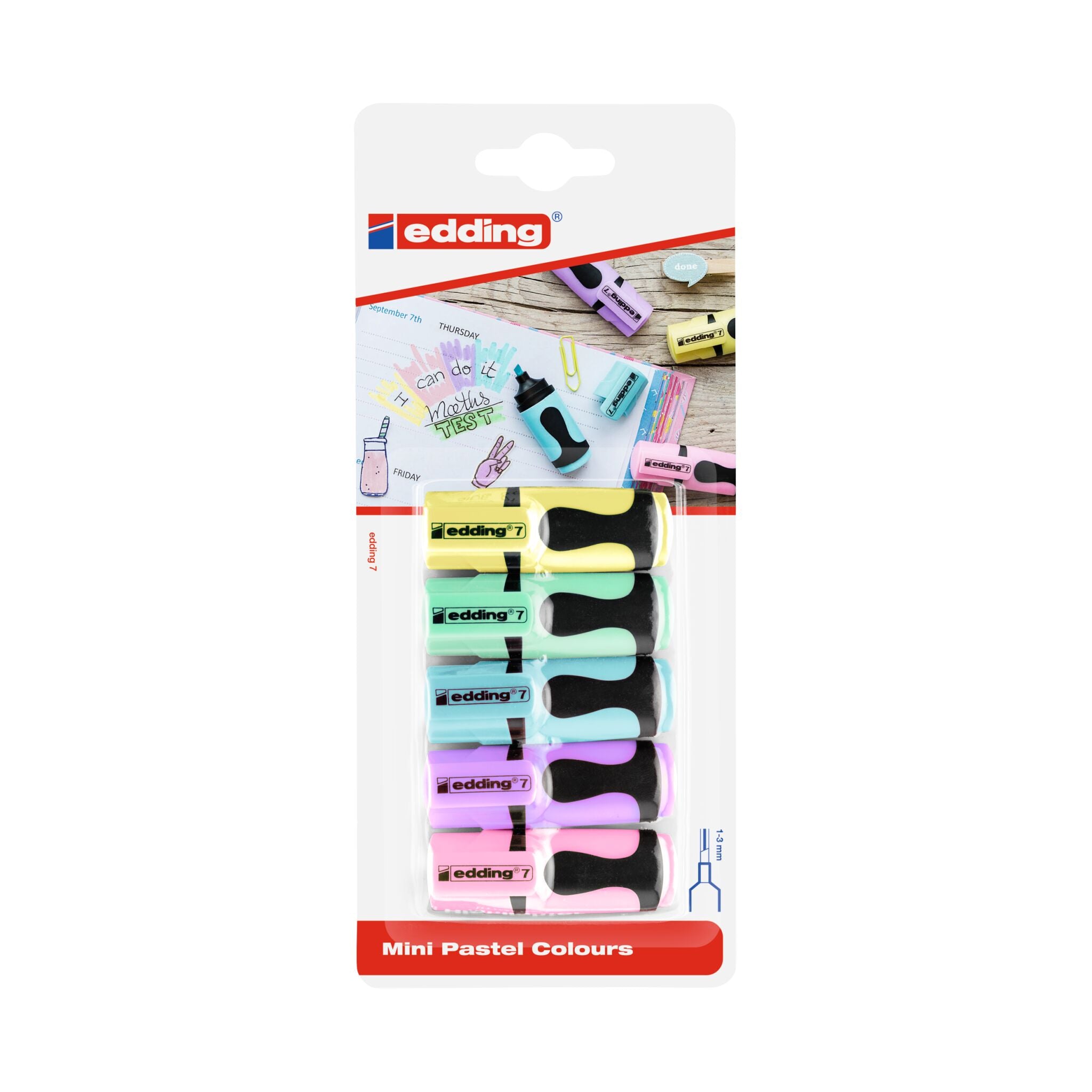 Produktbild von edding 7 Mini Textmarker 5er-Set
