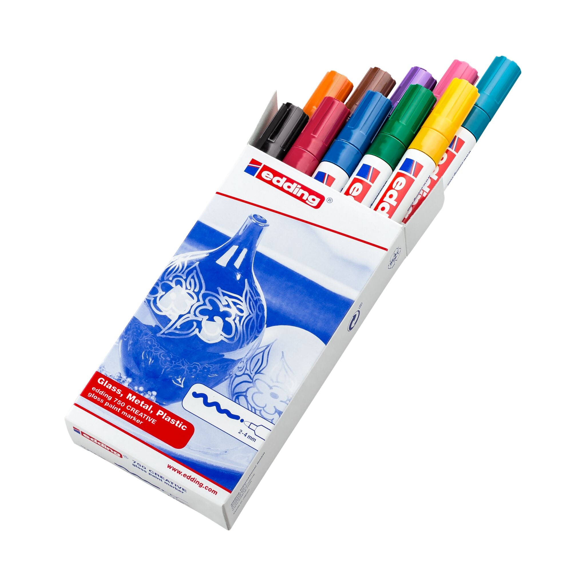 Produktbild von edding 750 Glanzlackmarker 10er-Set