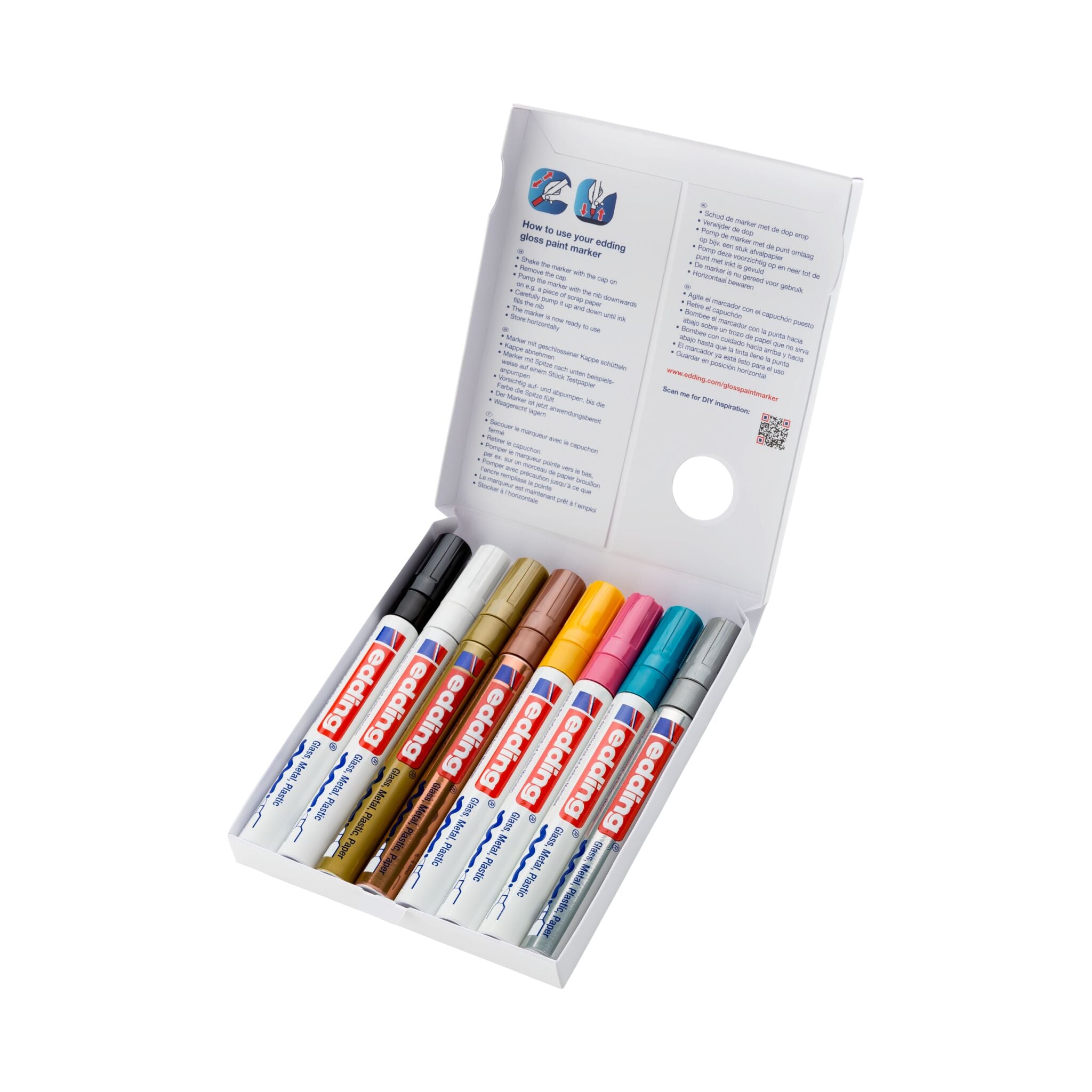 Produktbild von edding 750 Glanzlackmarker 8er-Set