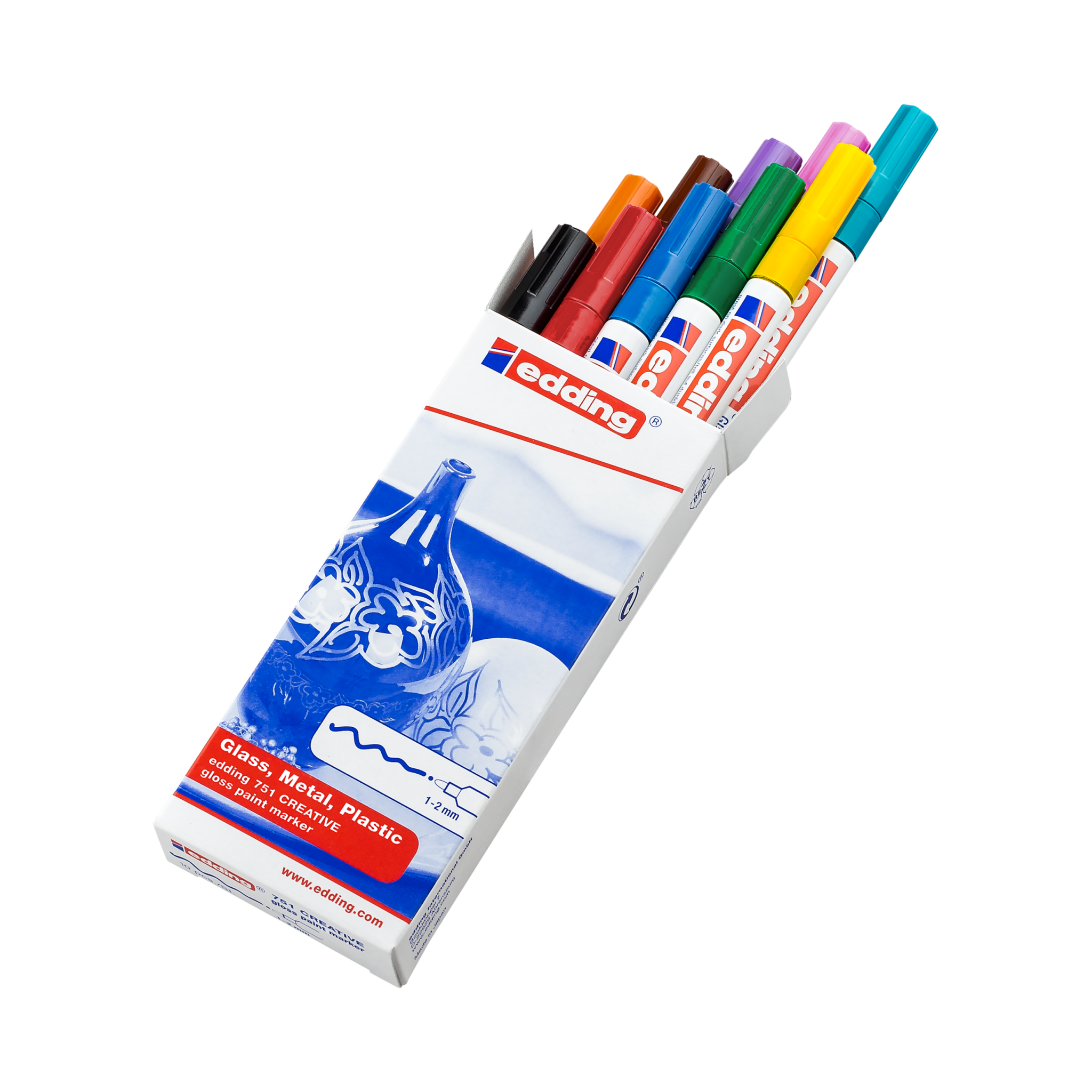 Produktbild von edding 751 Glanzlackmarker 10er-Set