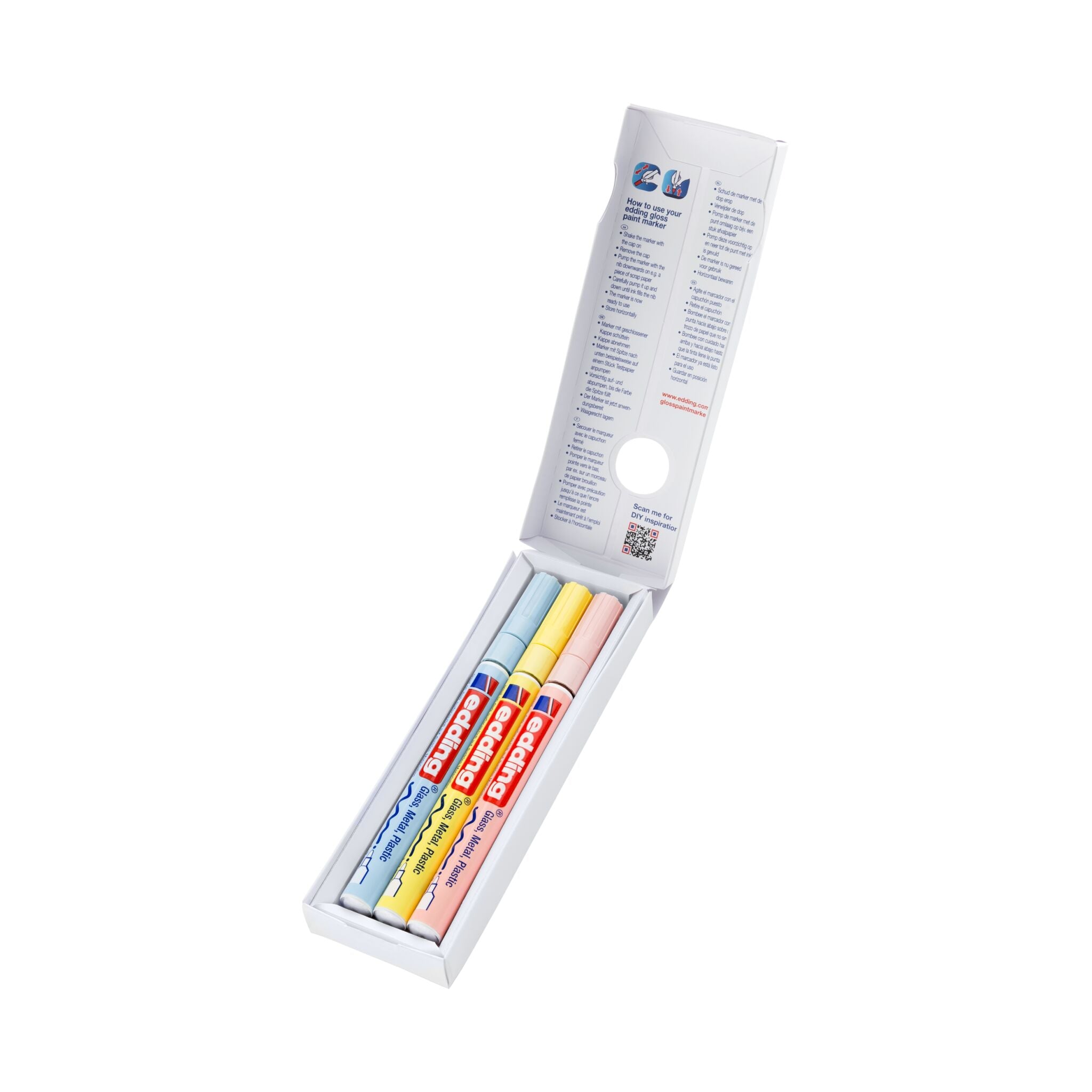 Produktbild von edding 751 Glanzlackmarker 3er-Set