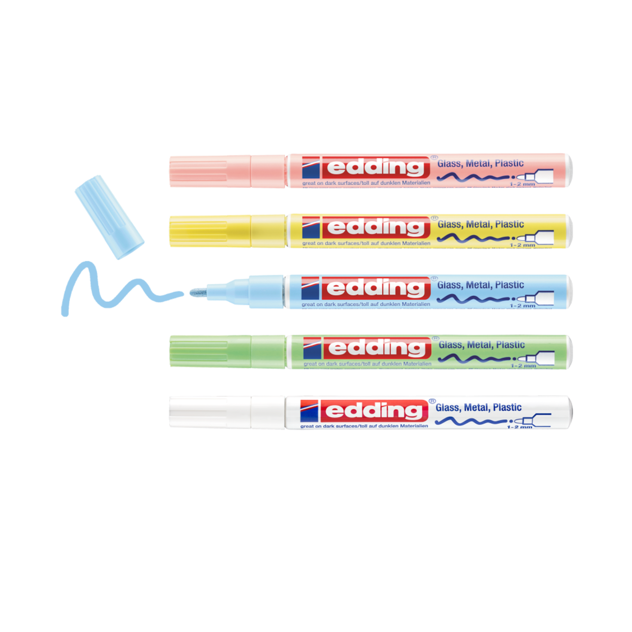 Produktbild von edding 751 Glanzlackmarker 5er-Set