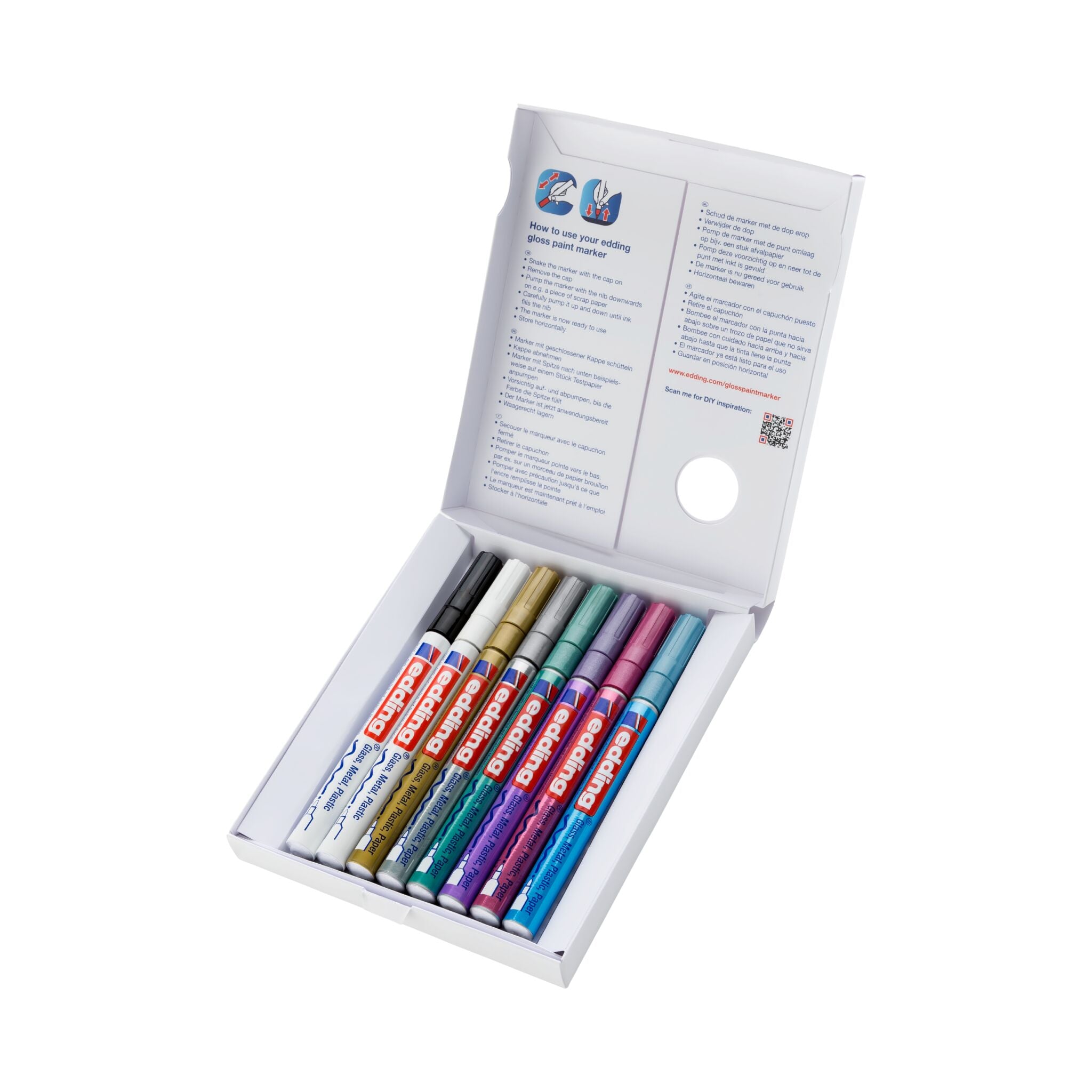 Produktbild von edding 751 Glanzlackmarker 8er-Set