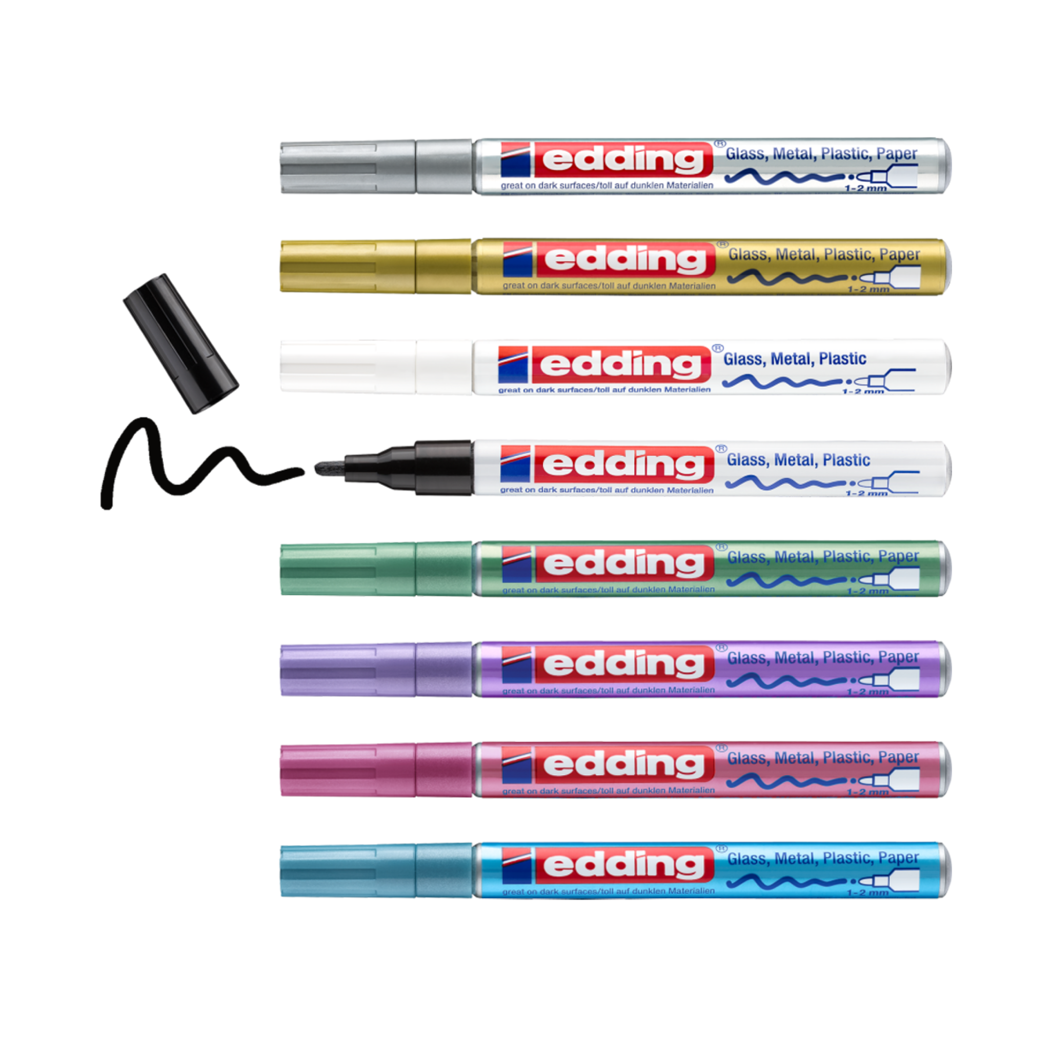 Produktbild von edding 751 Glanzlackmarker 8er-Set