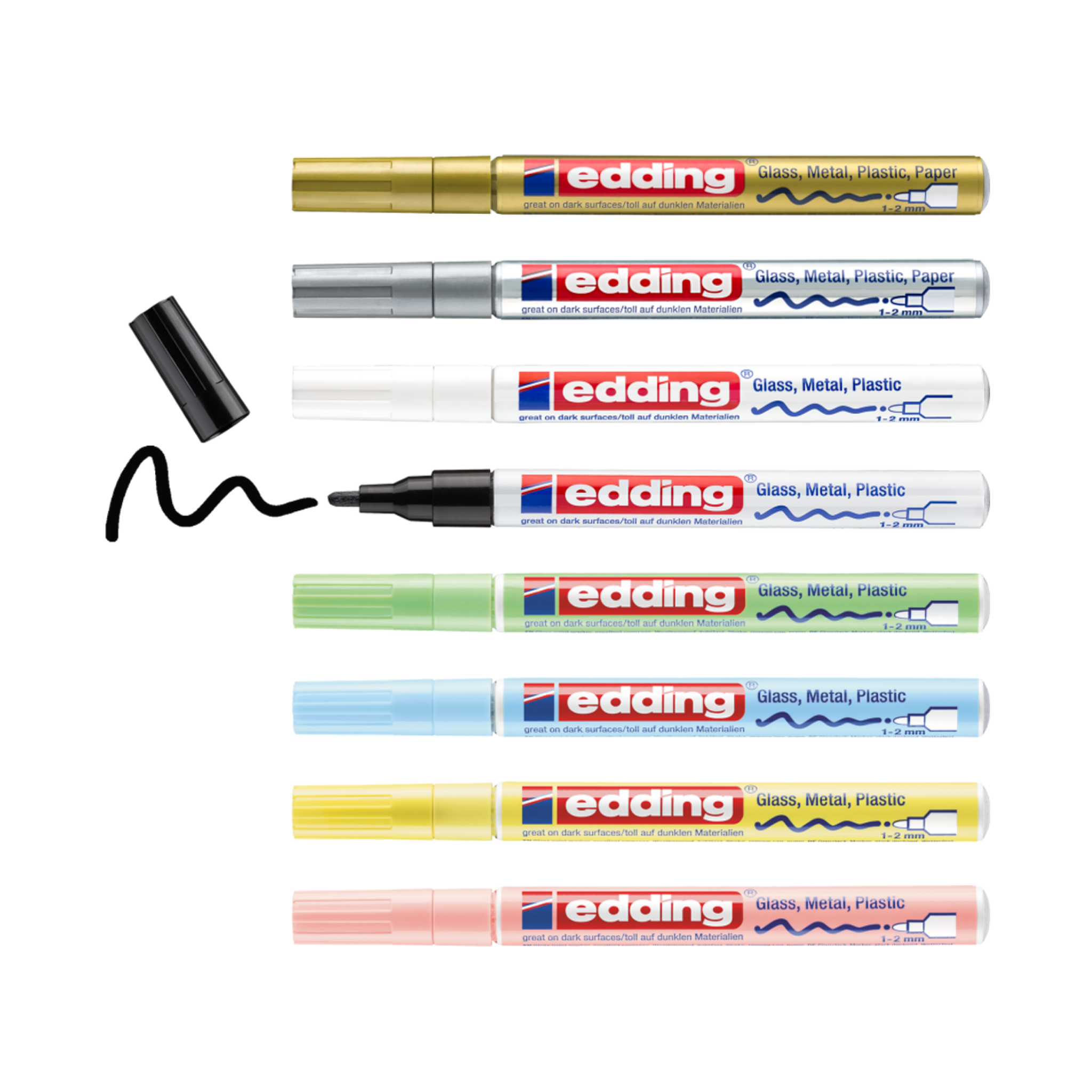 Produktbild von edding 751 Glanzlackmarker 8er-Set