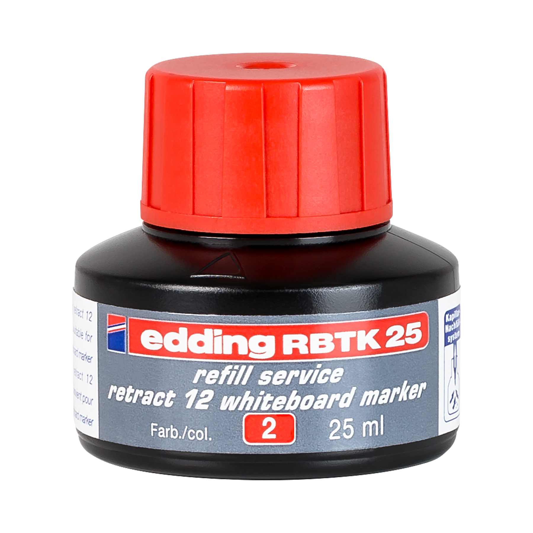 Produktbild von edding RBTK 25 Nachfülltinte retract 12 Whiteboardmarker