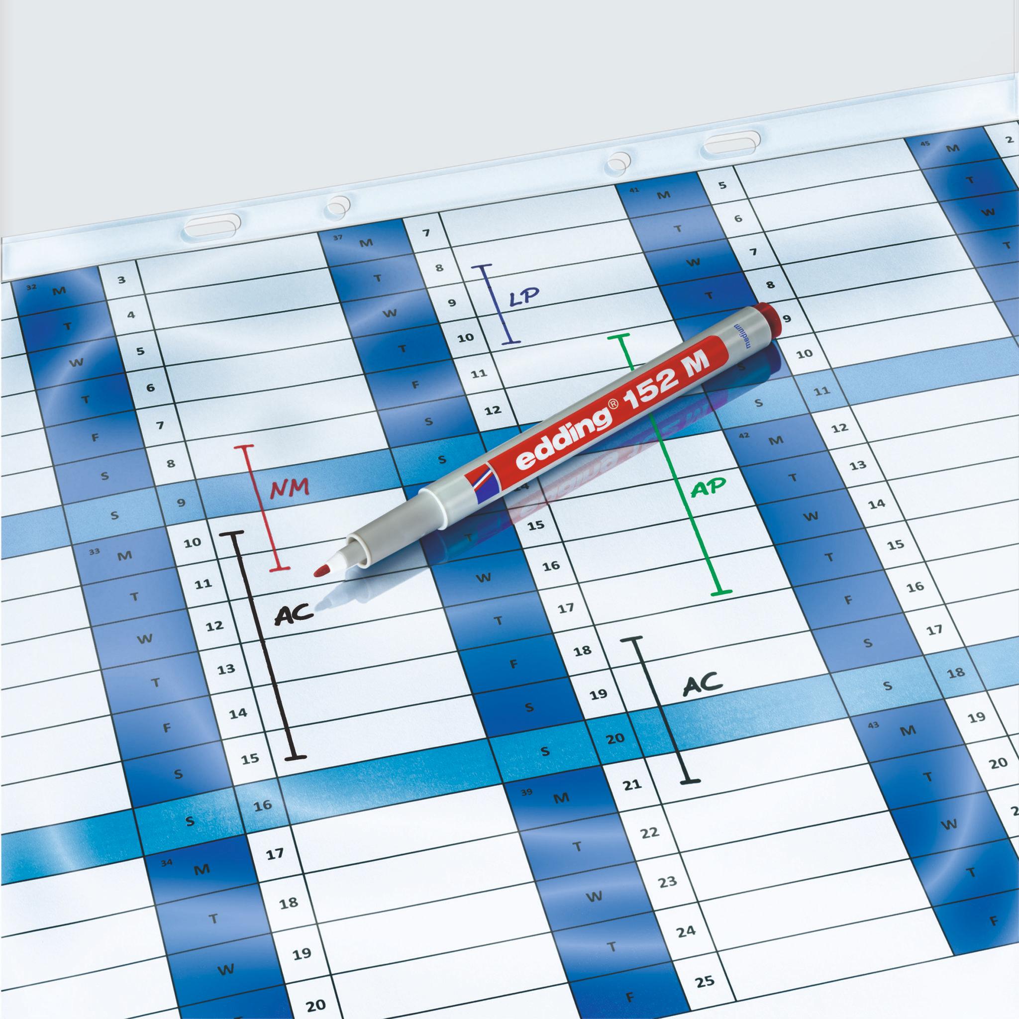 Produktbild von edding 152 M Non-permanenter Folienschreiber 4er-Set