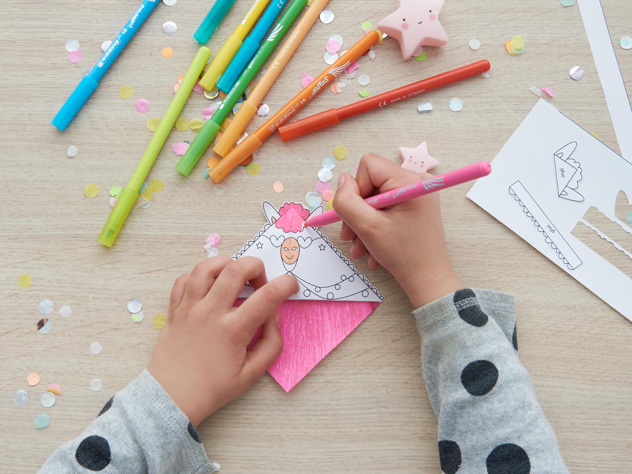 Produktbild von edding 15 FUNTASTICS Kinderfasermaler 18er-Set