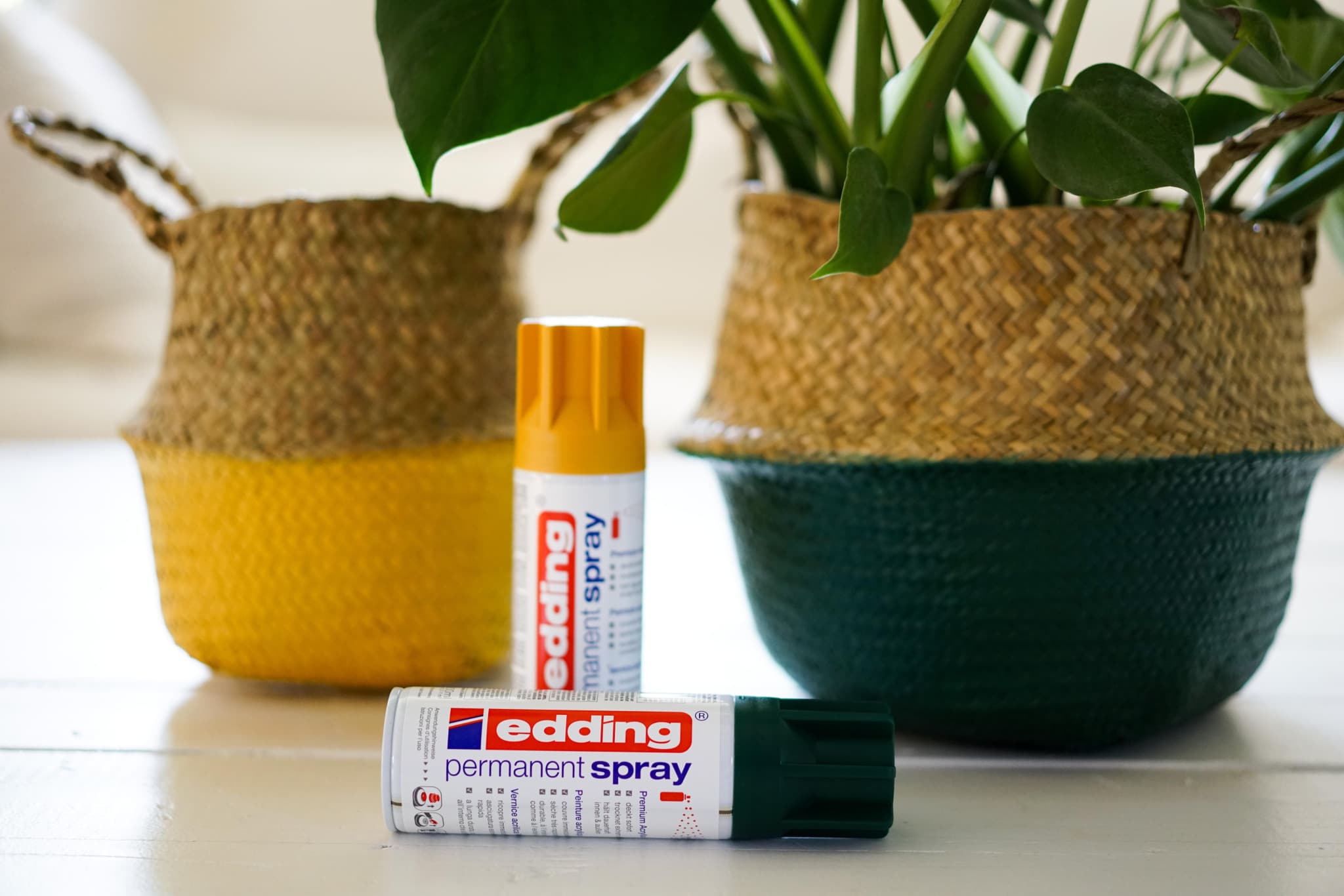 Anwendungsbild von edding 5200 Permanentspray Blumentopf upcycling
