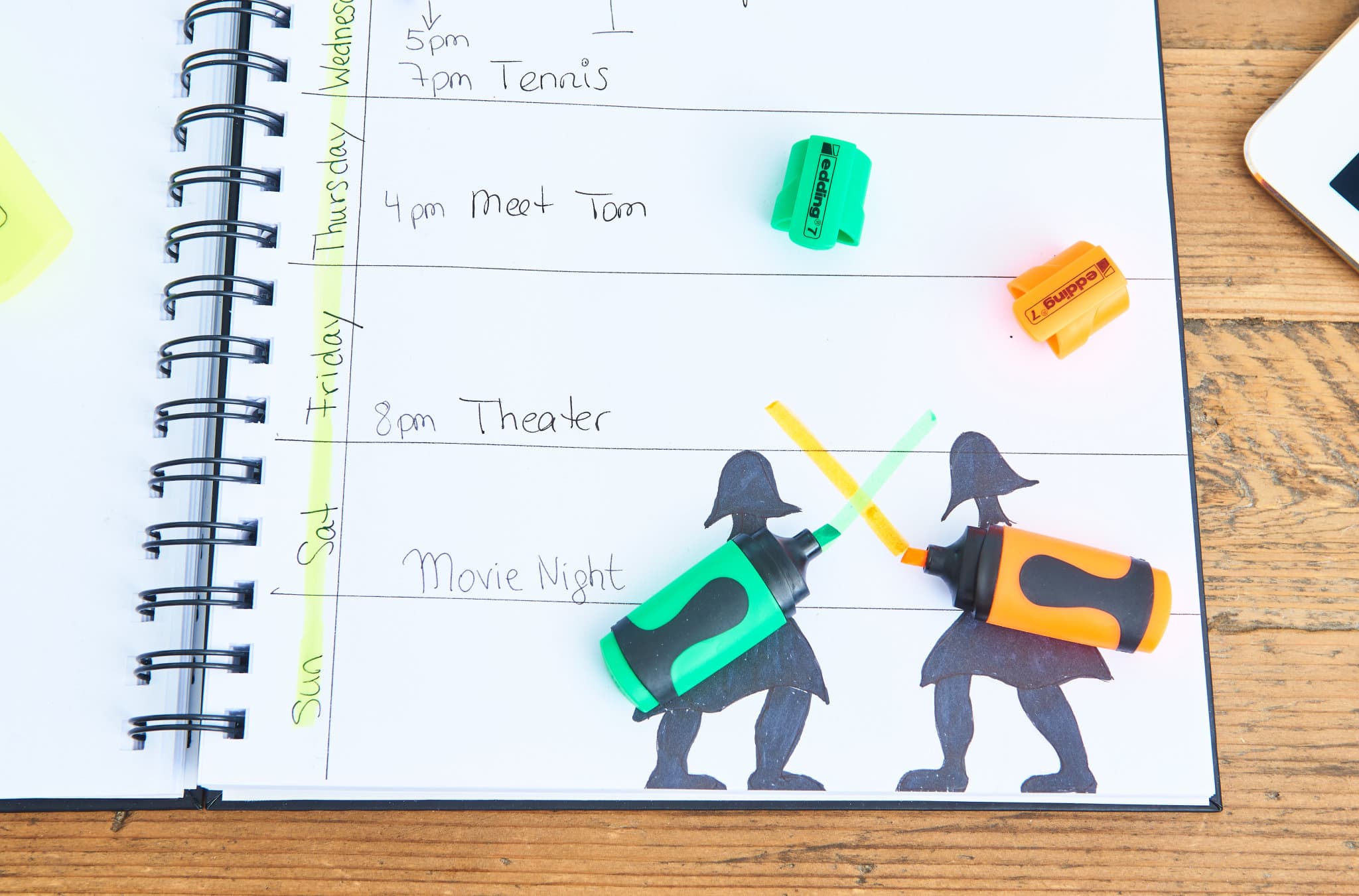 Produktbild von edding 7 Mini Textmarker 4er-Set