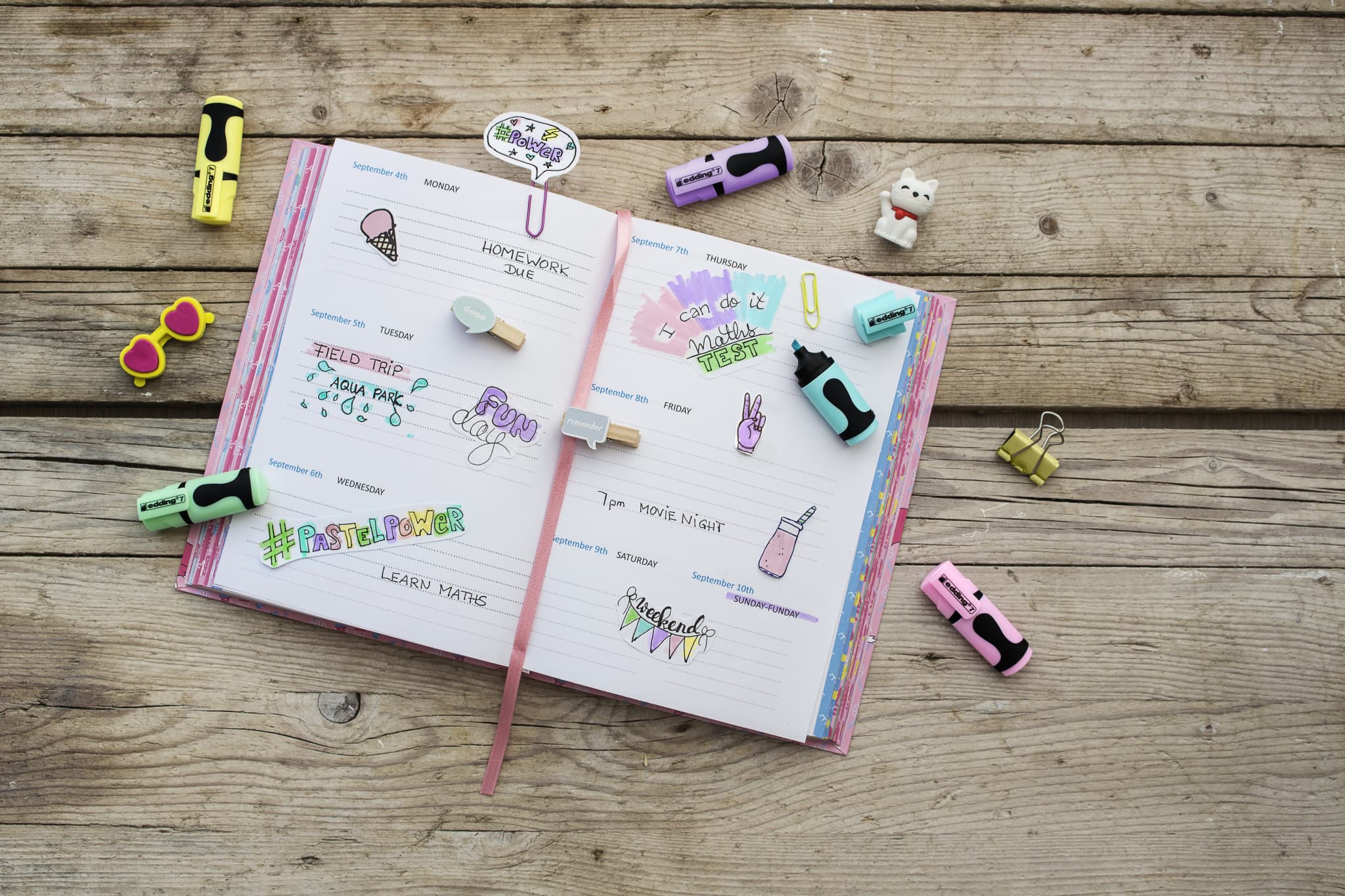 Produktbild von edding 7 Mini Textmarker 4er-Set