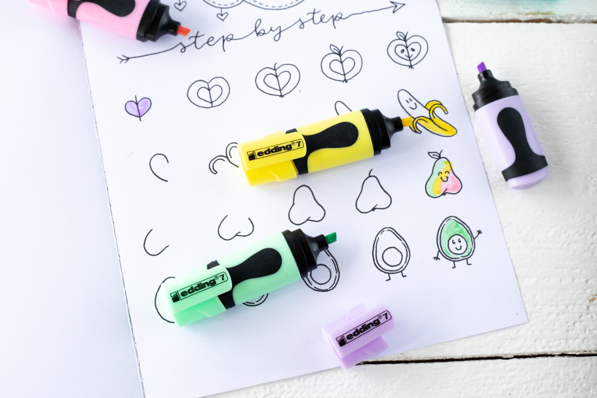 Produktbild von edding 7 Mini Textmarker 4er-Set