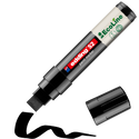 edding 52 EcoLine Lackmarker, wasserbasiert in Schwarz mit offener Kappe und einem gemaltem Strich