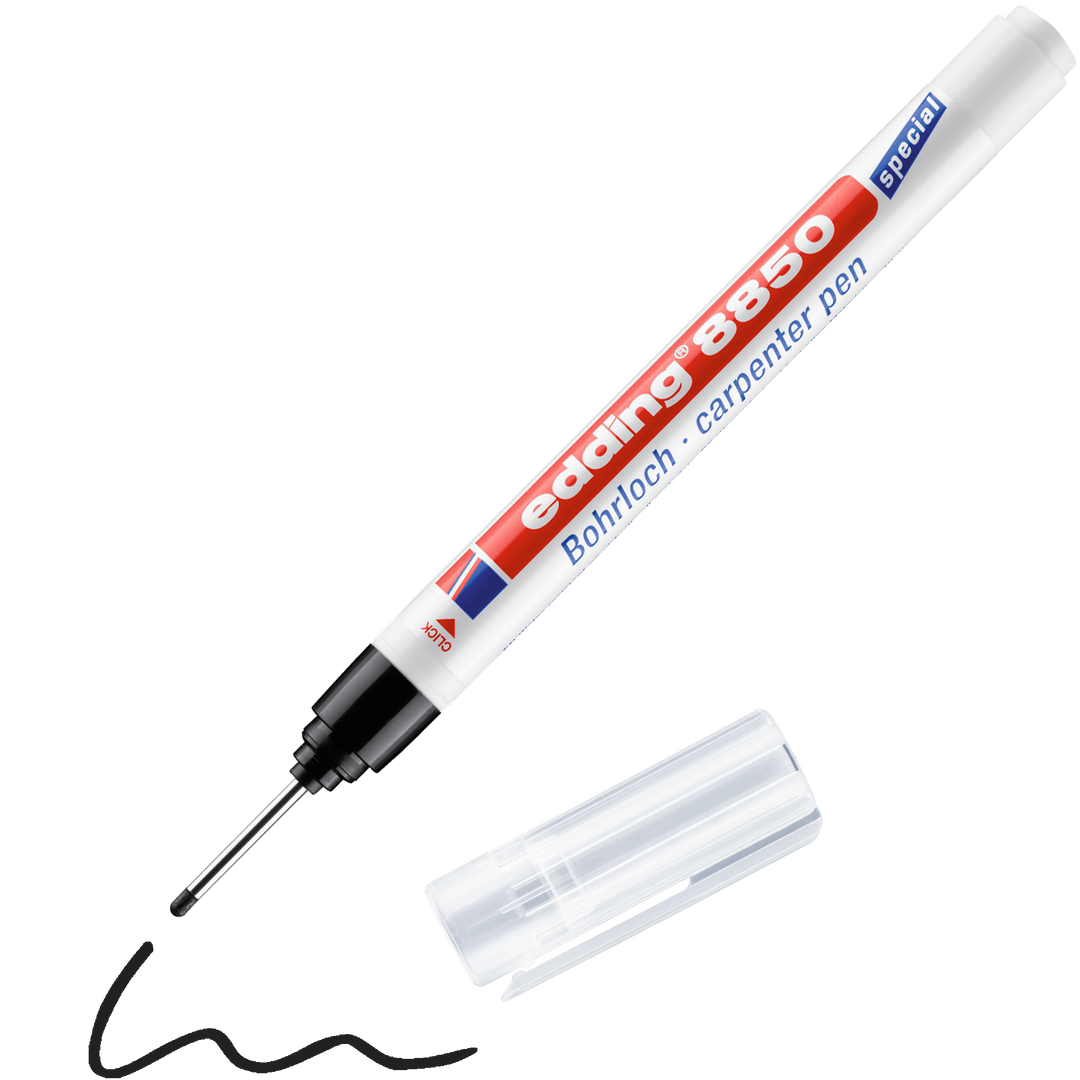 Deep Reach Marker Für Tiefe Löcher - Wasserfester Permanentmarker Mit Langer Spitze (4 Farben)