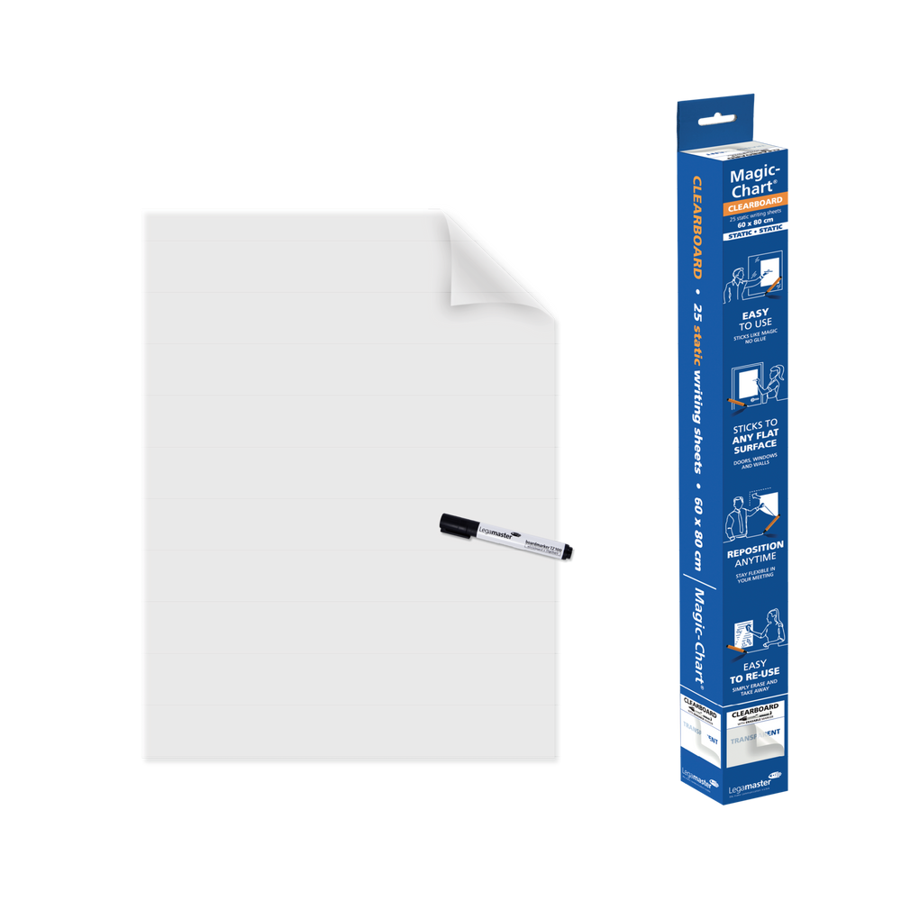 Legamaster MagicChart Clearboard Folie